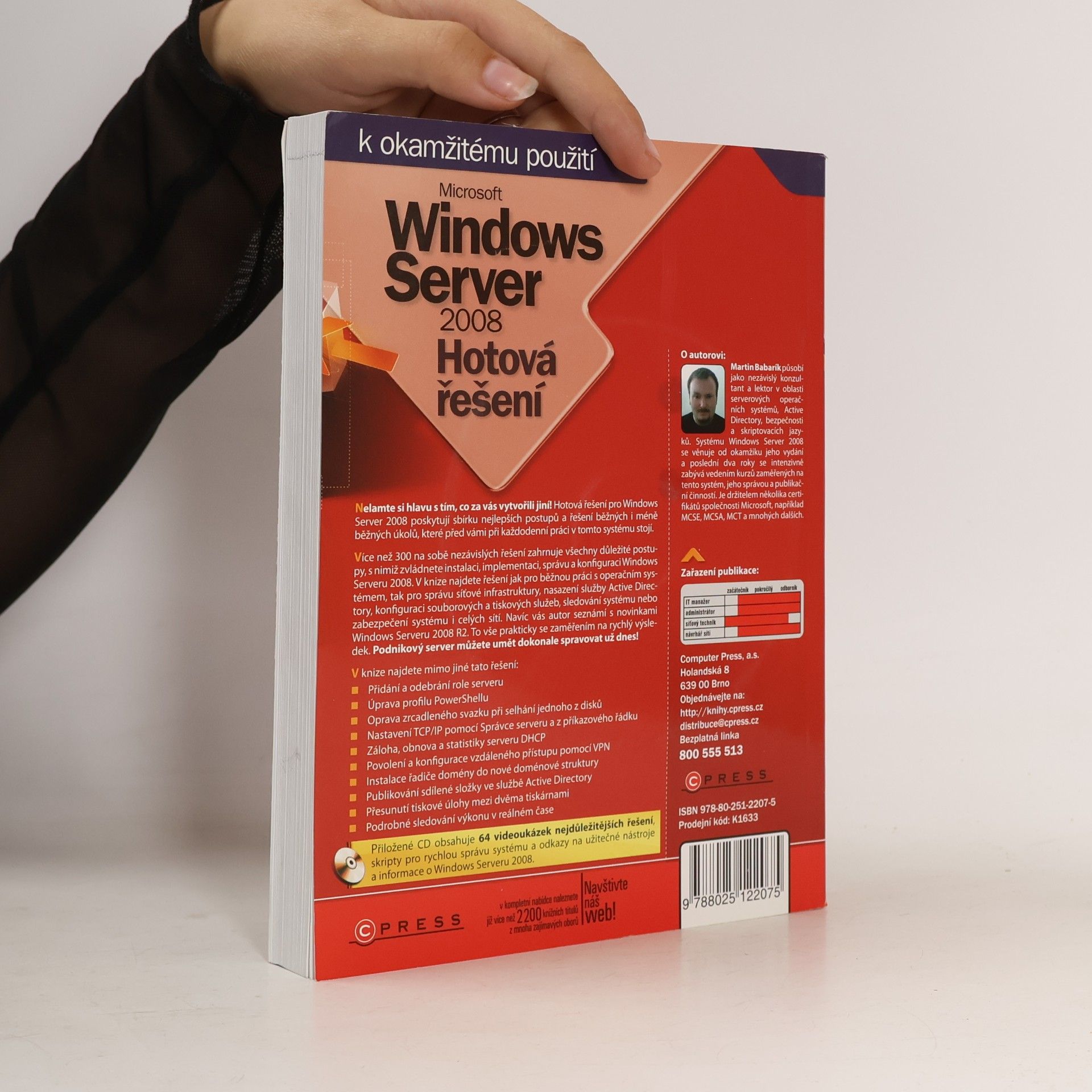 Martin Babarík Microsoft Windows Server 2008 : hotová řešení