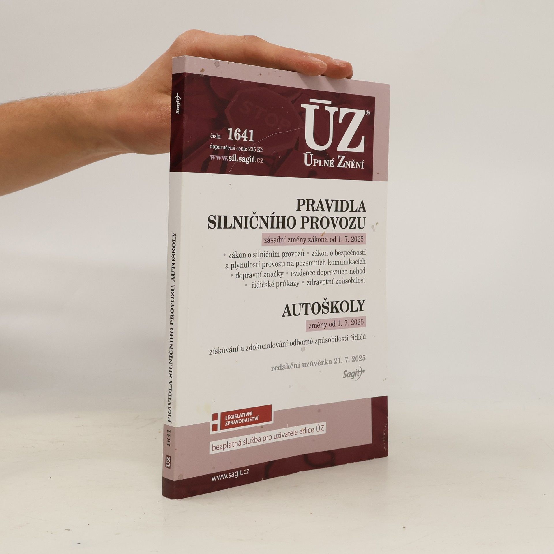 Kolektiv autorů Pravidla silničního provozu, autoškoly 1641