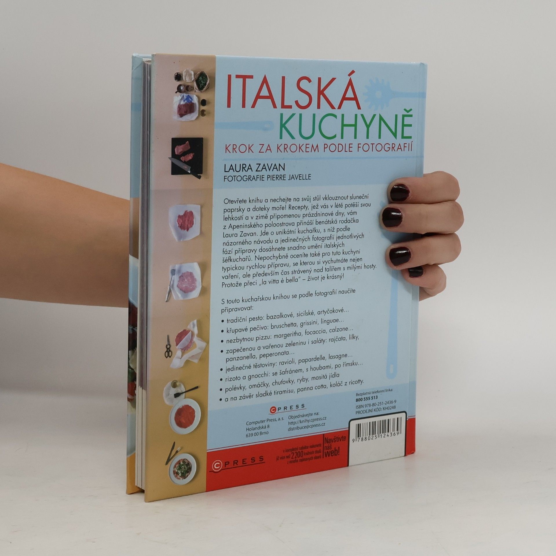 Laura Zavan Italská kuchyně : krok za krokem podle fotografií
