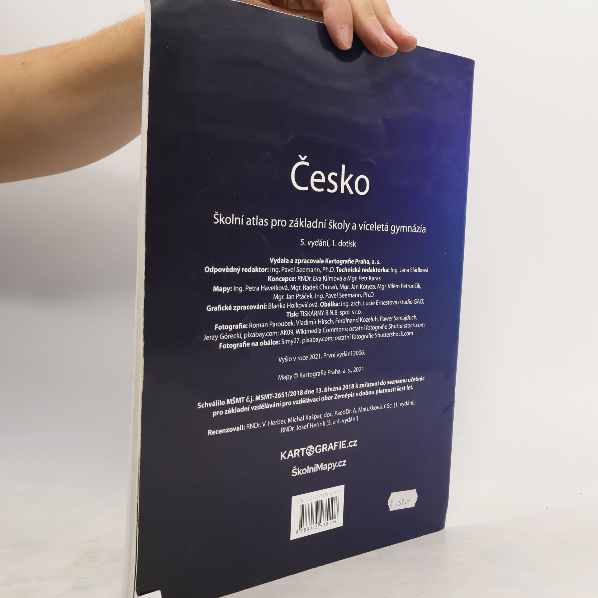 Various authors Česko: školní atlas pro základní školy a víceletá gymnázia