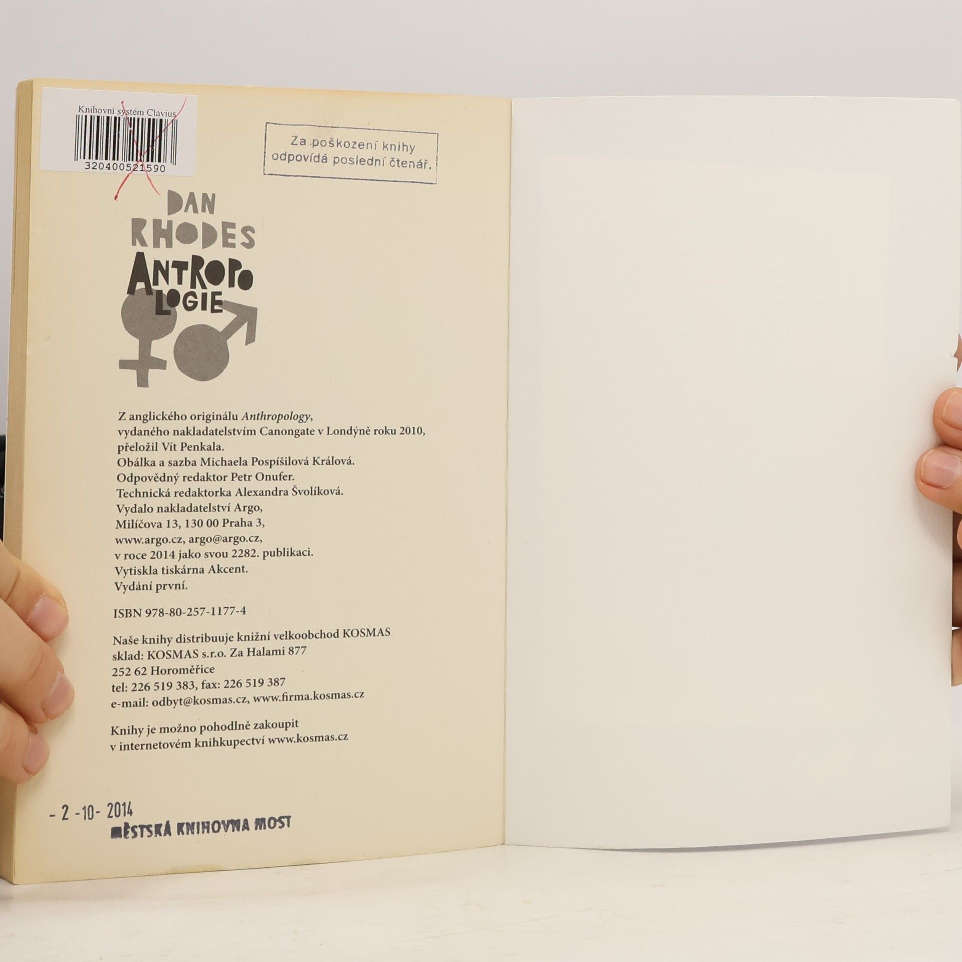 Dan Rhodes Antropologie