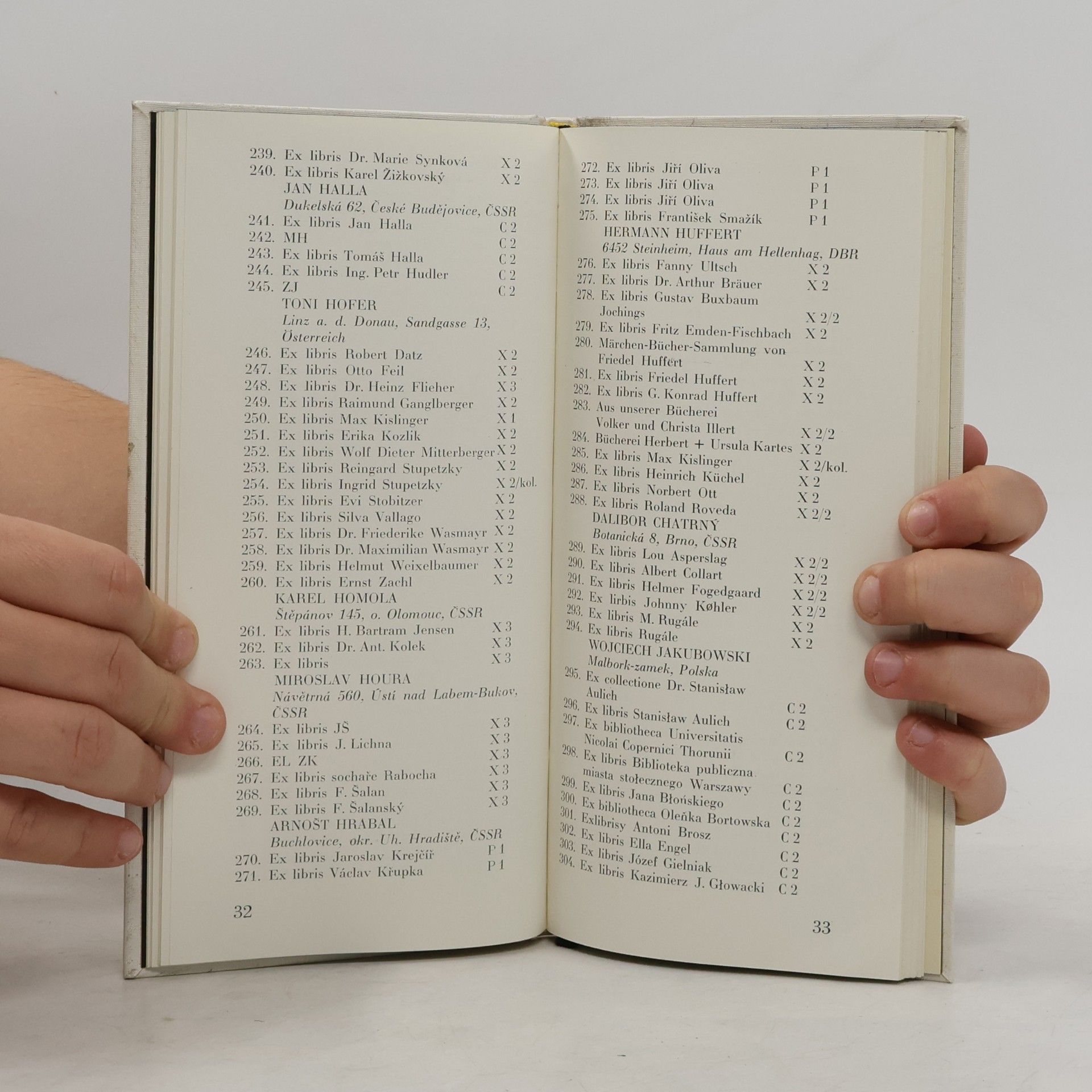Various authors Euro ex libris '66: Olomouc IX-X 1966