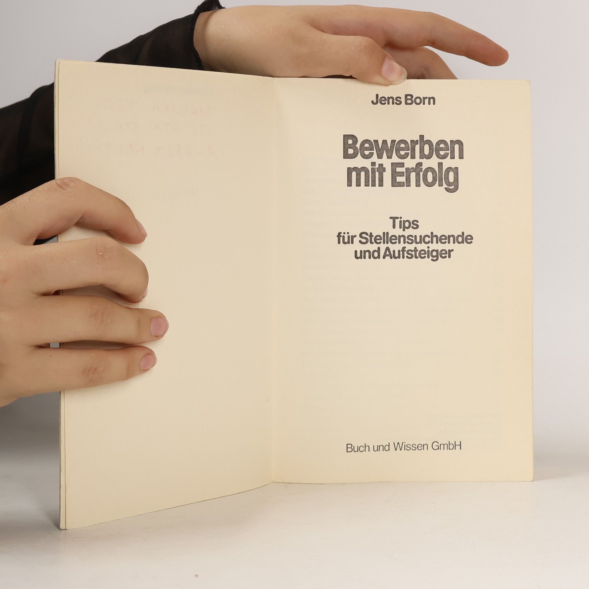 Jens Born Bewerben mit Erfolg