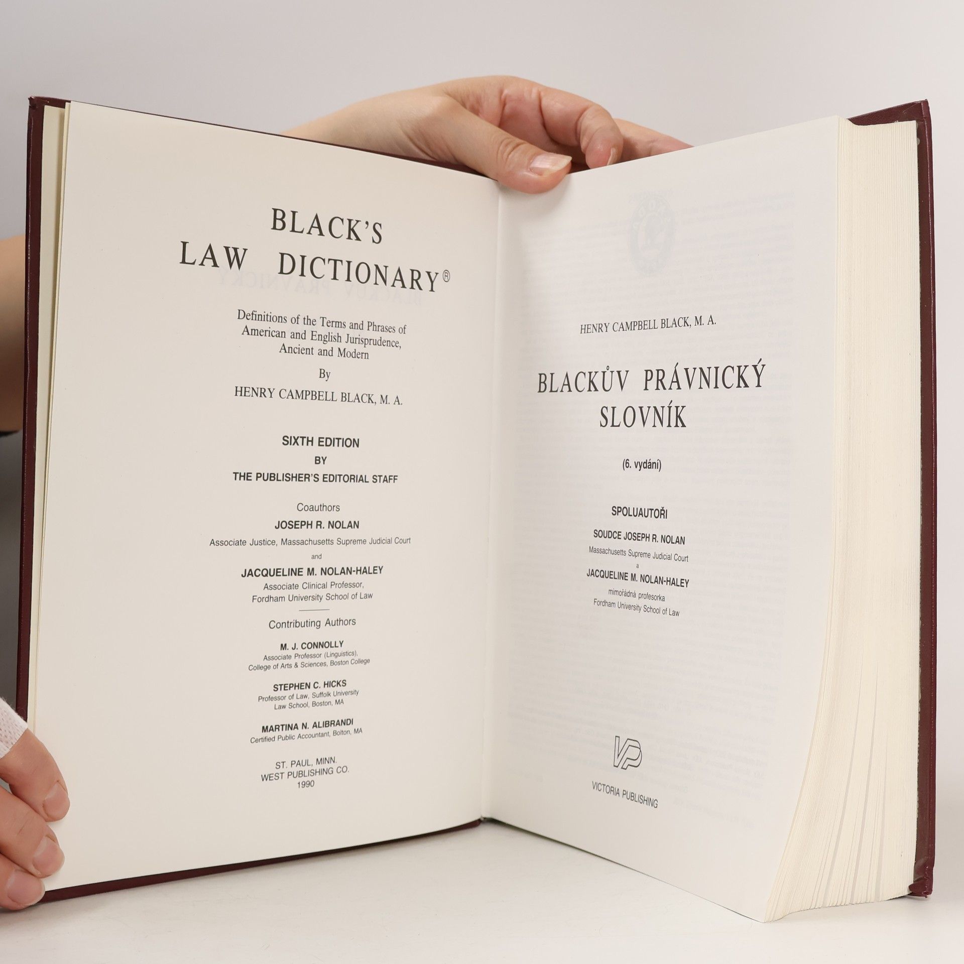 Henry Campbell Black Blackův právnický slovník 1. A-I