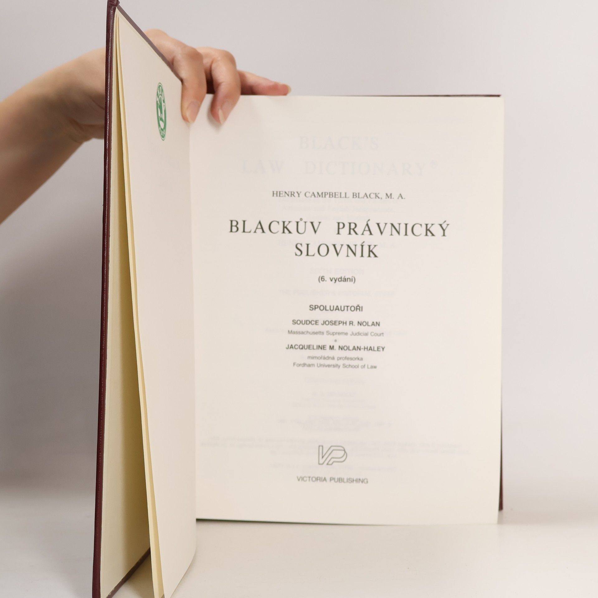 Henry Campbell Black Blackův právnický slovník 2. J-Z