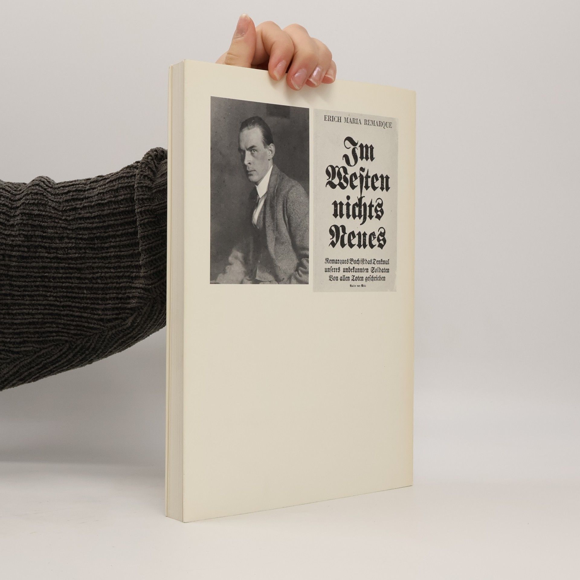Tilman Westphalen Erich Maria Remarque