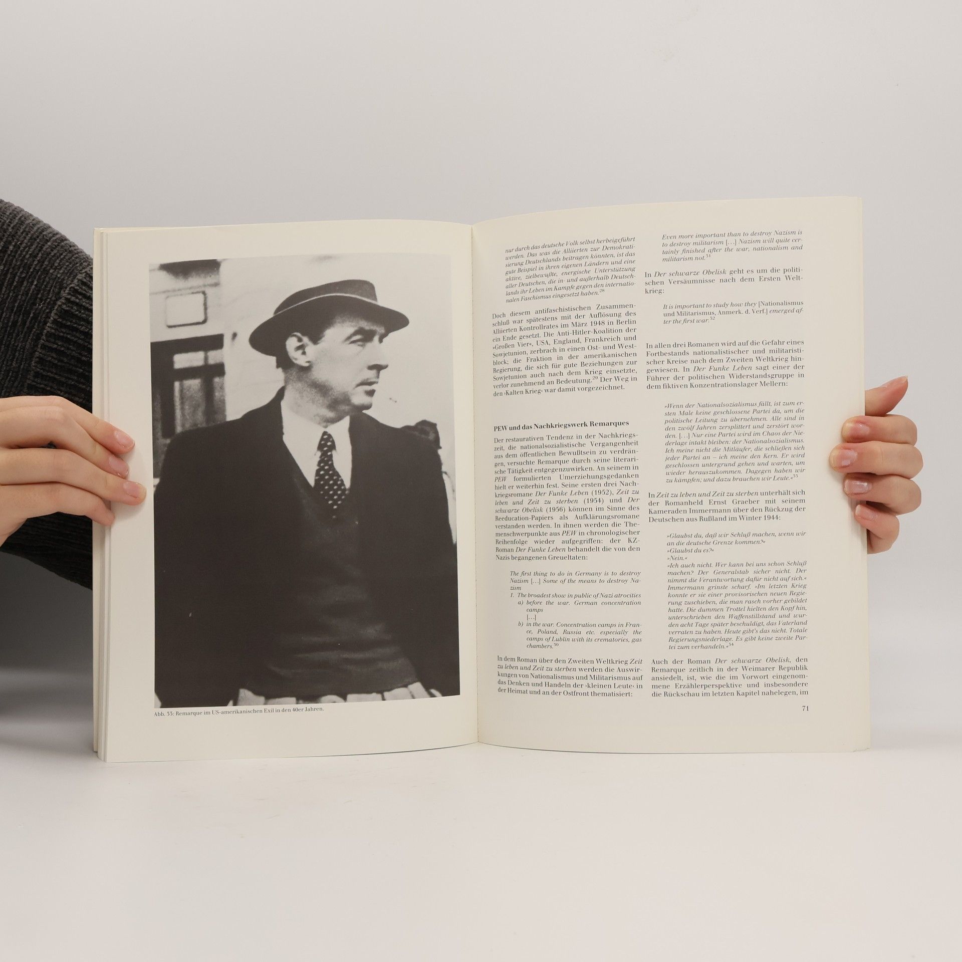 Tilman Westphalen Erich Maria Remarque