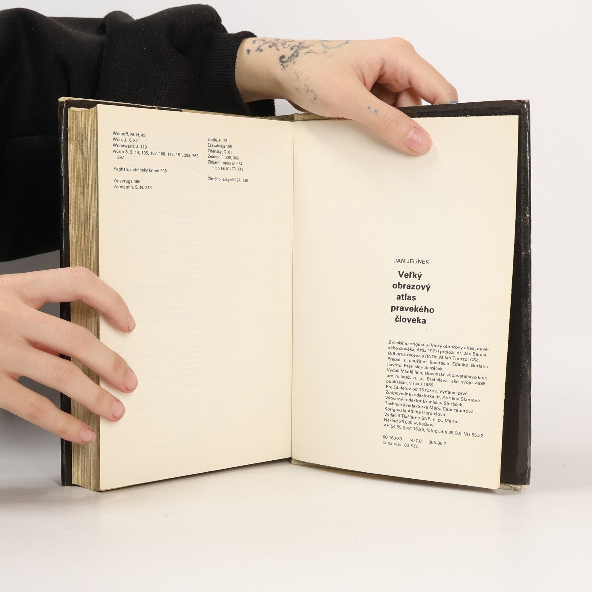 Jan Jelinek Velký obrazový atlas pravěkého člověka
