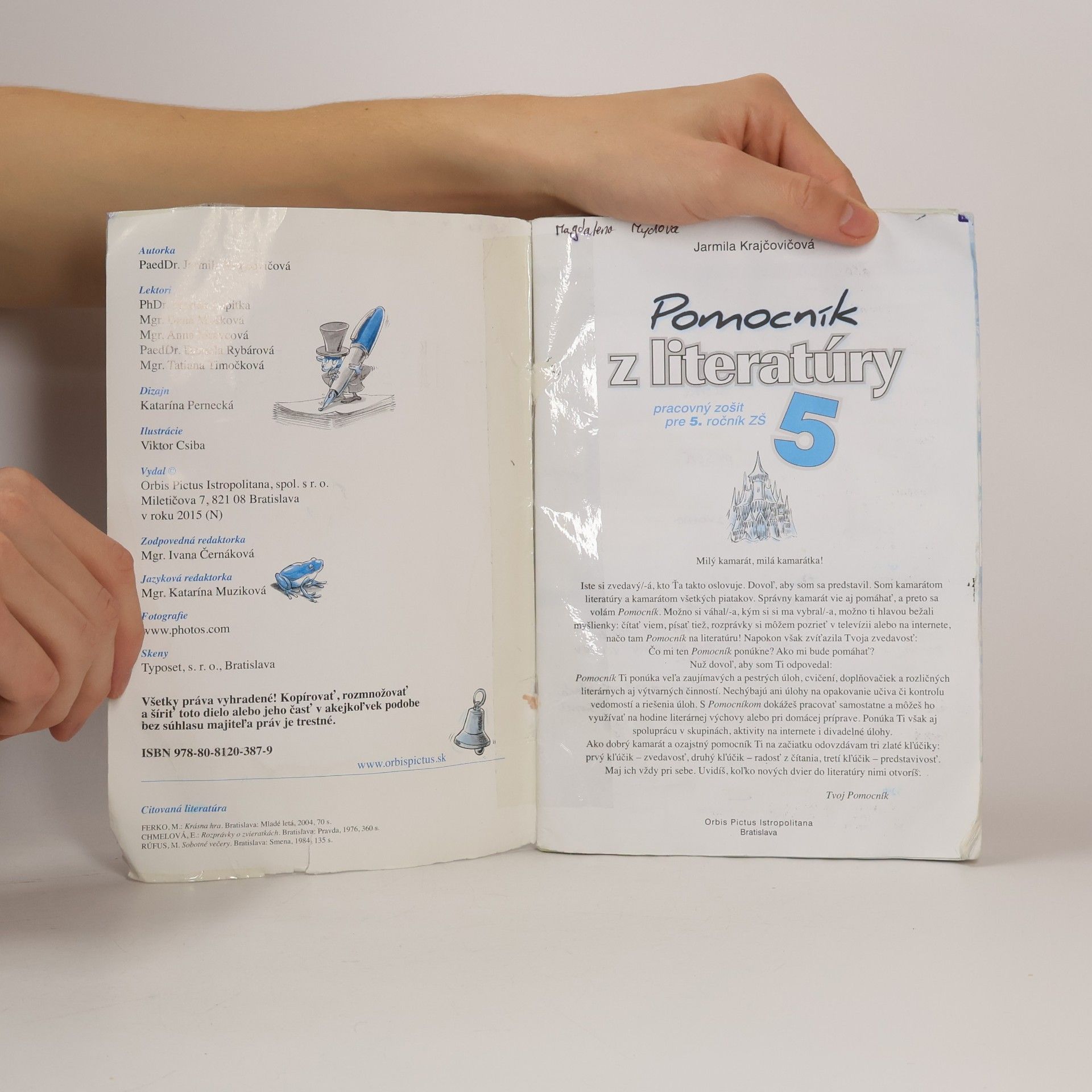 Jarmila Krajčovičová Pomocník z literatúry 5