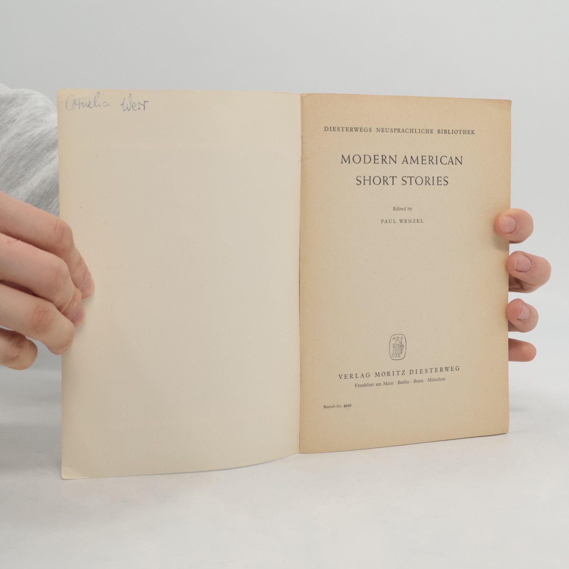 Ernest Hemingway Modern American Short Stories