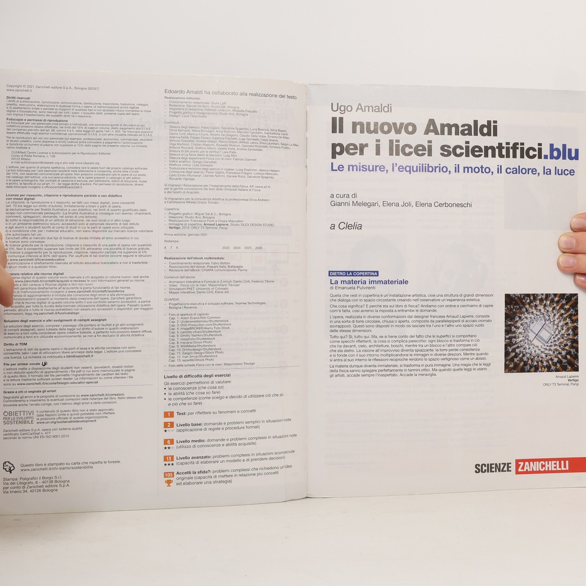 Ugo Amaldi Il nuovo Amaldi per i licei scientifici.blu
