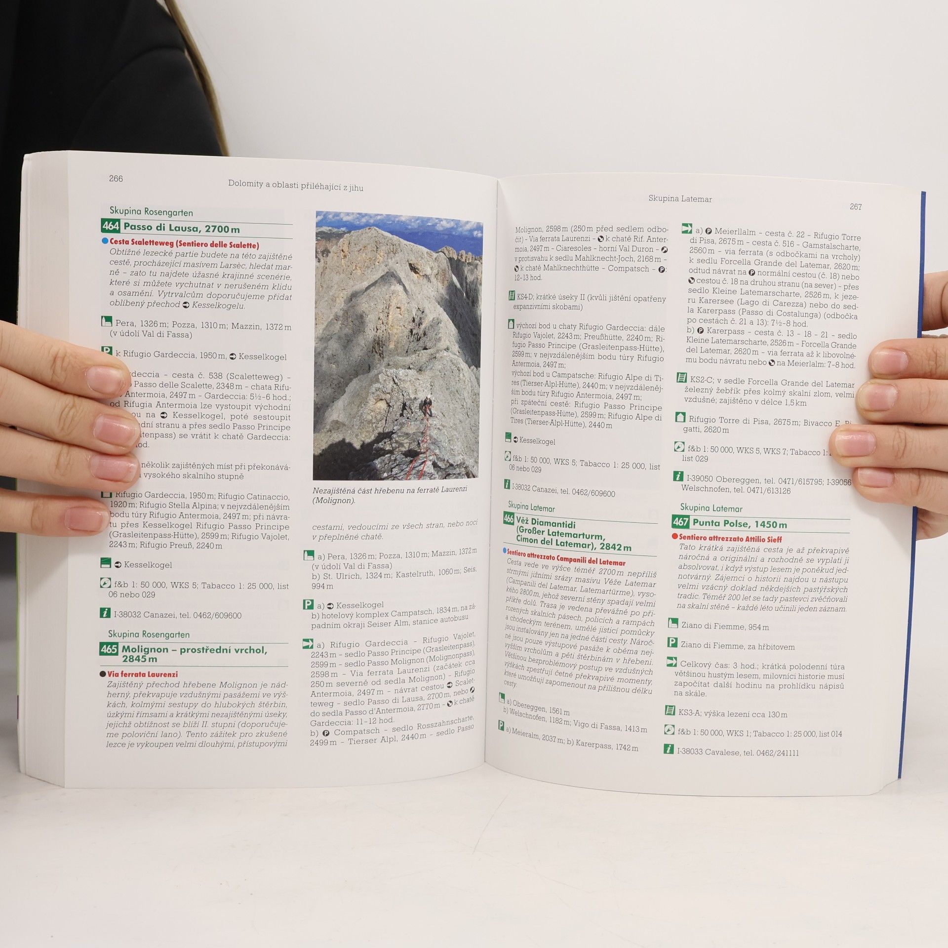 Paul-Werner Scheele Klettersteigatlas - Alpy