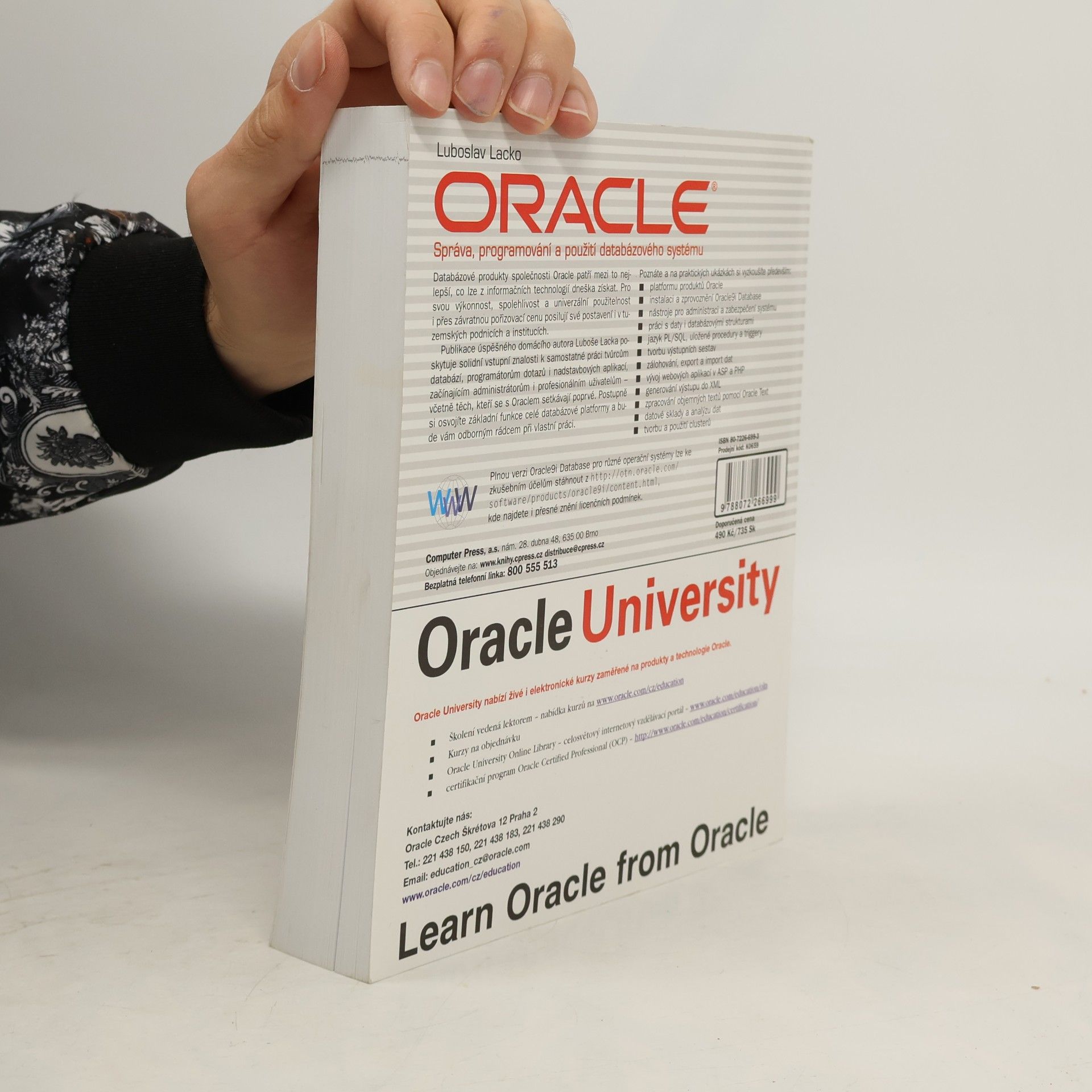 Ľuboslav Lacko Oracle : správa, programování a použití databázového systému