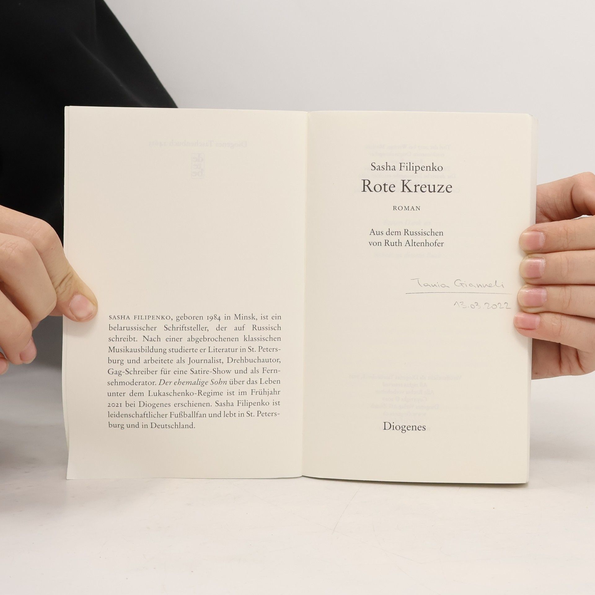 Sascha Filipenko Rote Kreuze