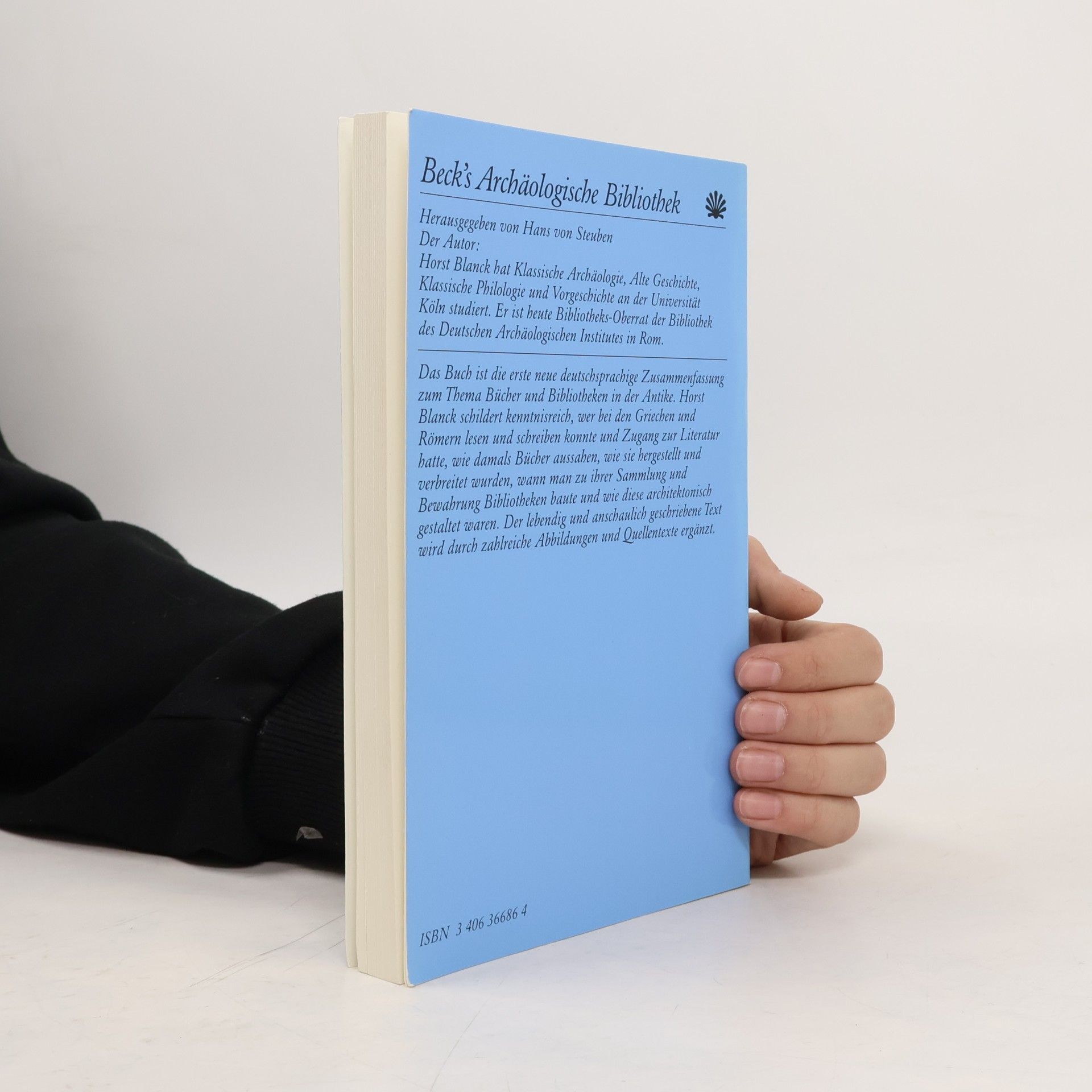 Horst Blanck Das Buch in der Antike (Beck's archäologische Bibliothek)