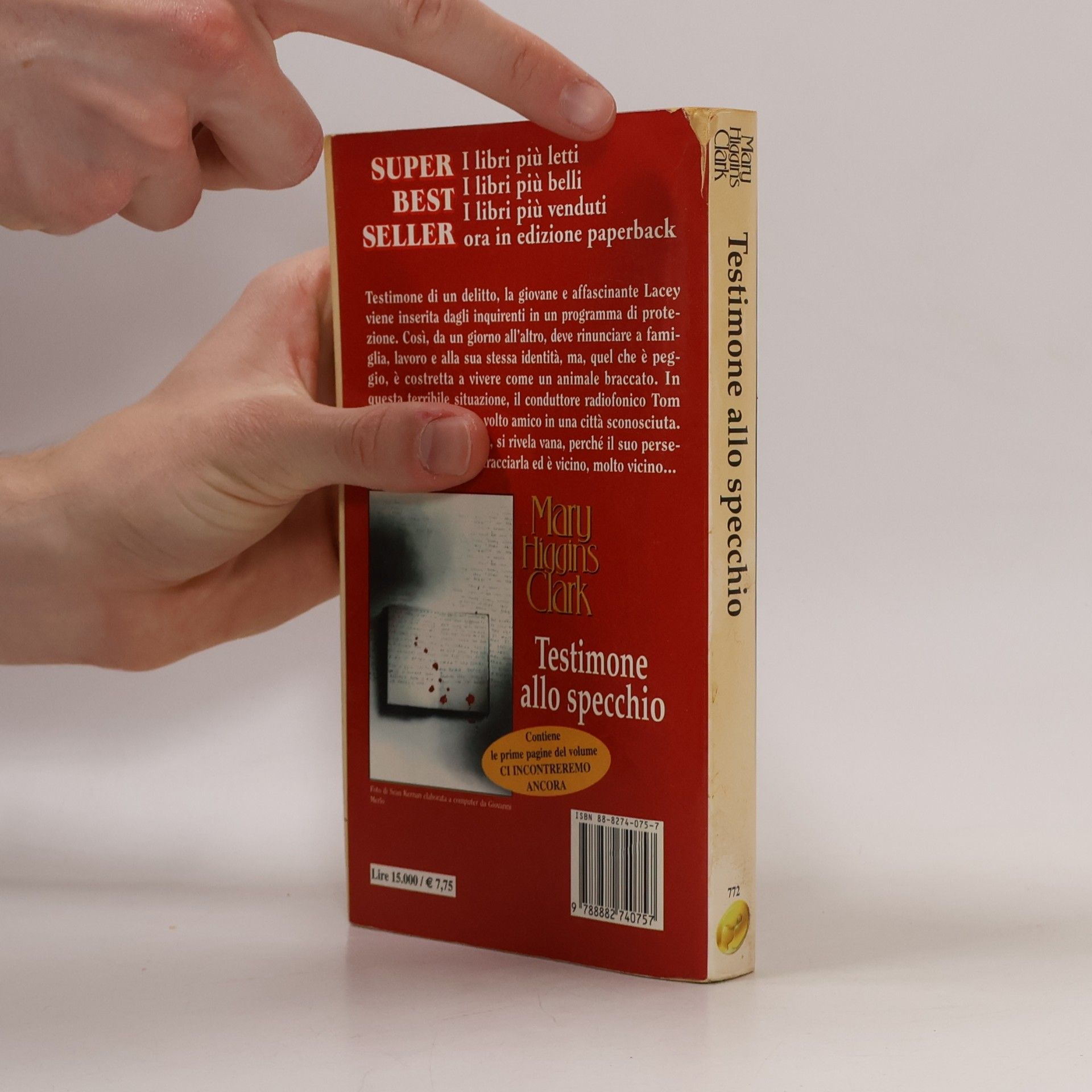 Mary Higginsová Clarková Testimone allo specchio (Super bestseller)