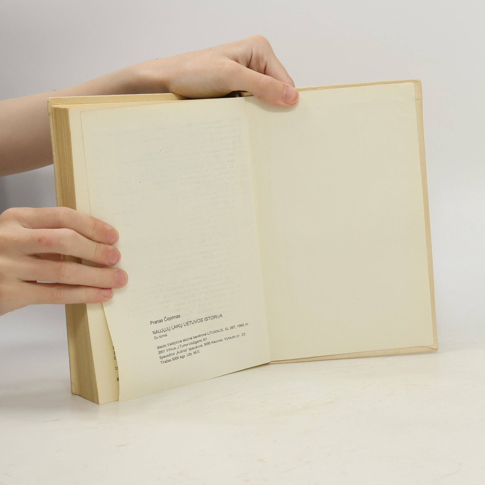 Pranas Čepénas Naujųjų laikų Lietuvos istorija 1