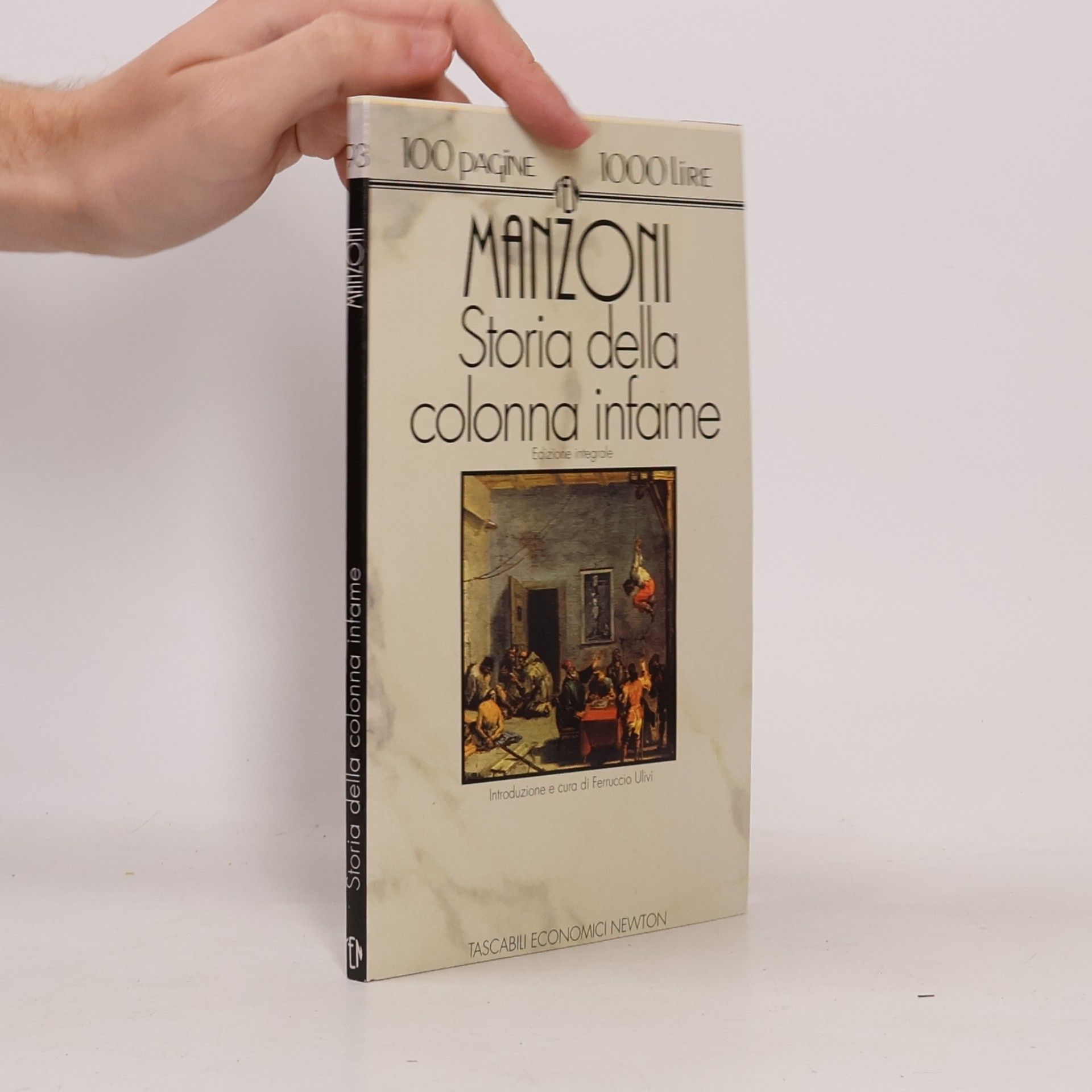 Alessandro Manzoni Storia della colonna infame