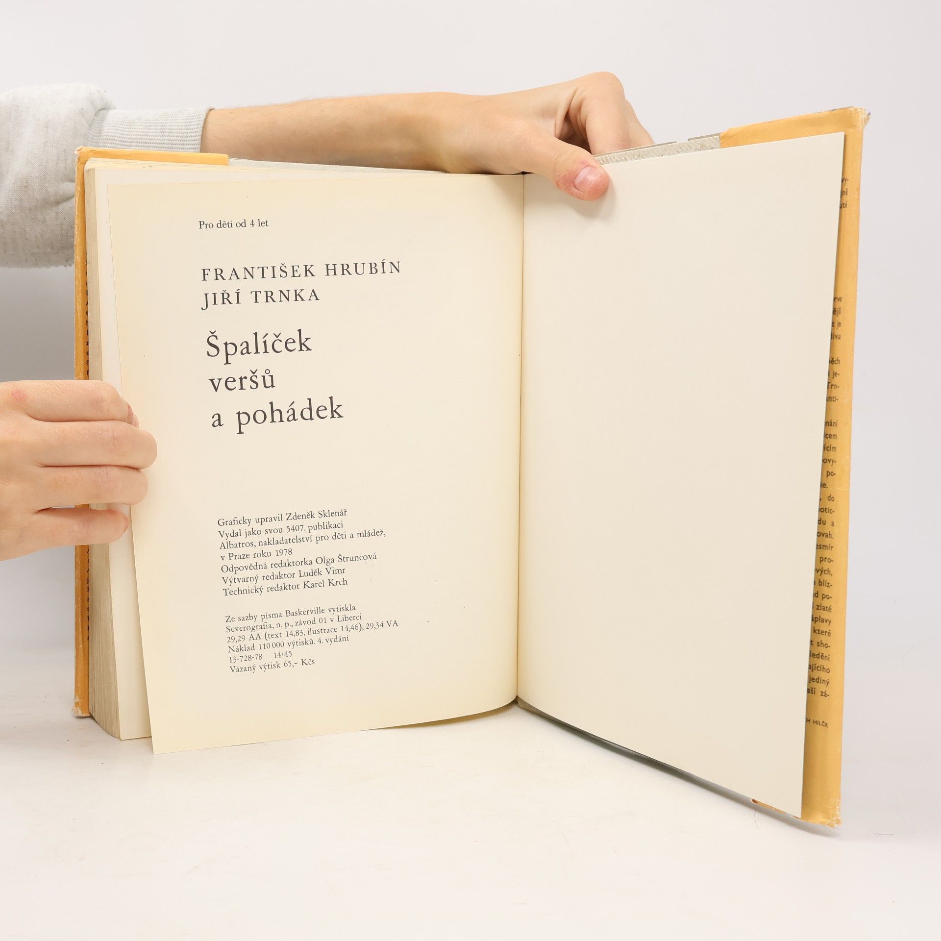 František Hrubín Špalíček veršů a pohádek