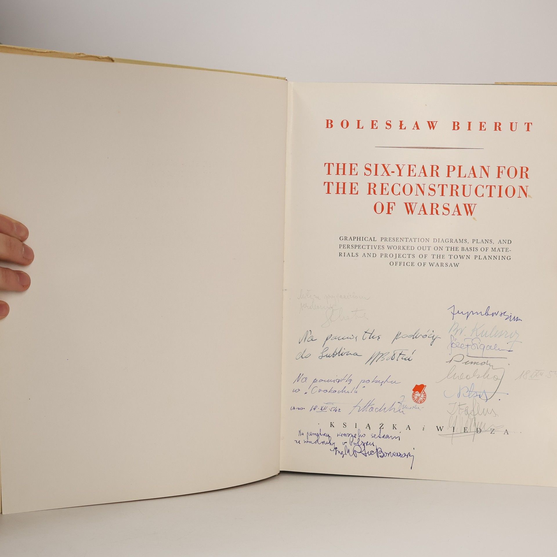 Bolesław Bierut The Six-Year Plan for the Reconstruction of Warsaw