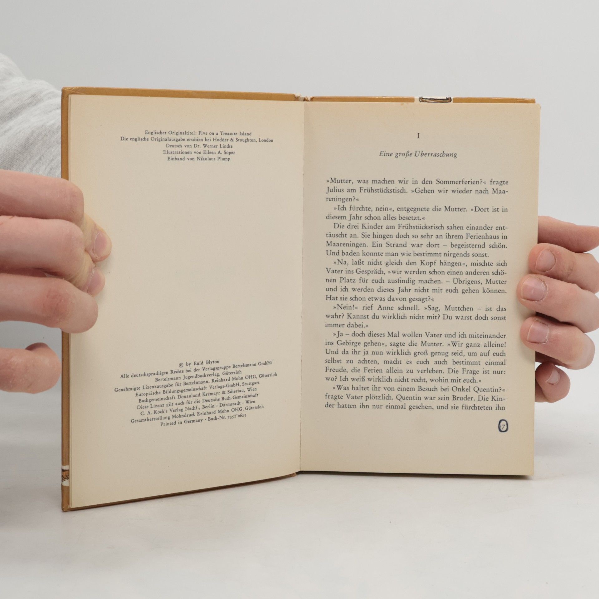 Enid Blyton 5 Freunde erforschen die Schatzinsel
