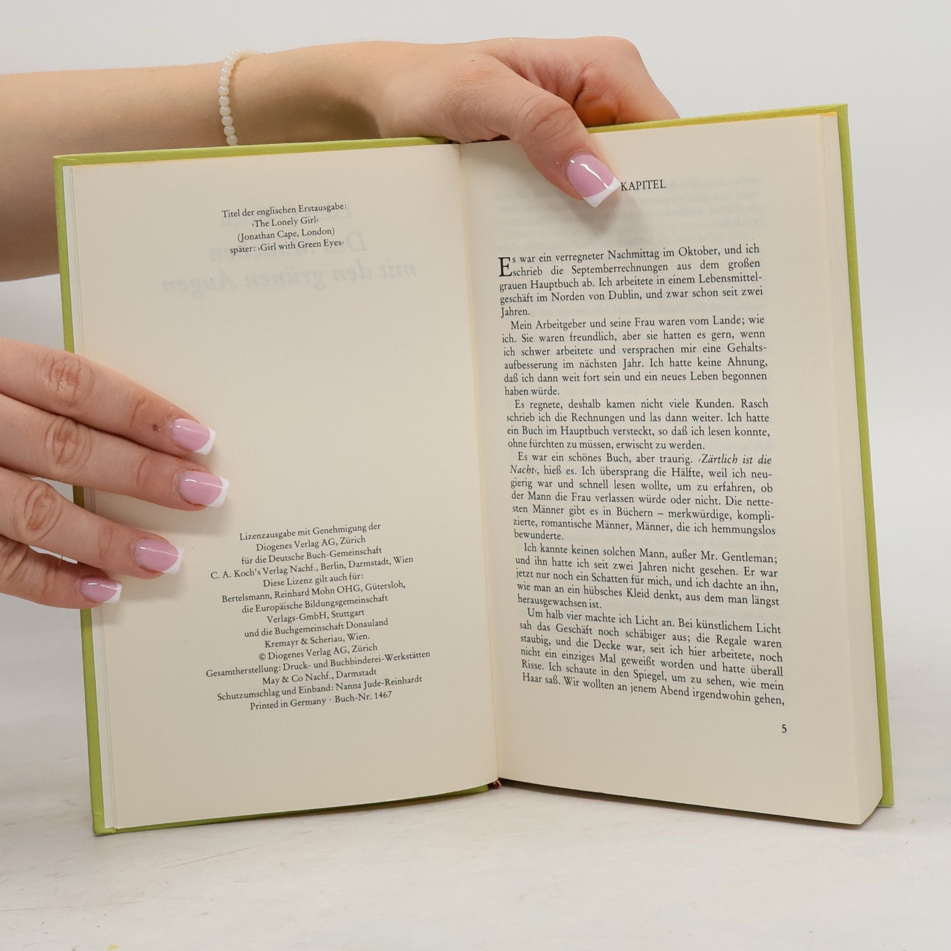 Edna O. Brien Das Mädchen mit den grünen Augen