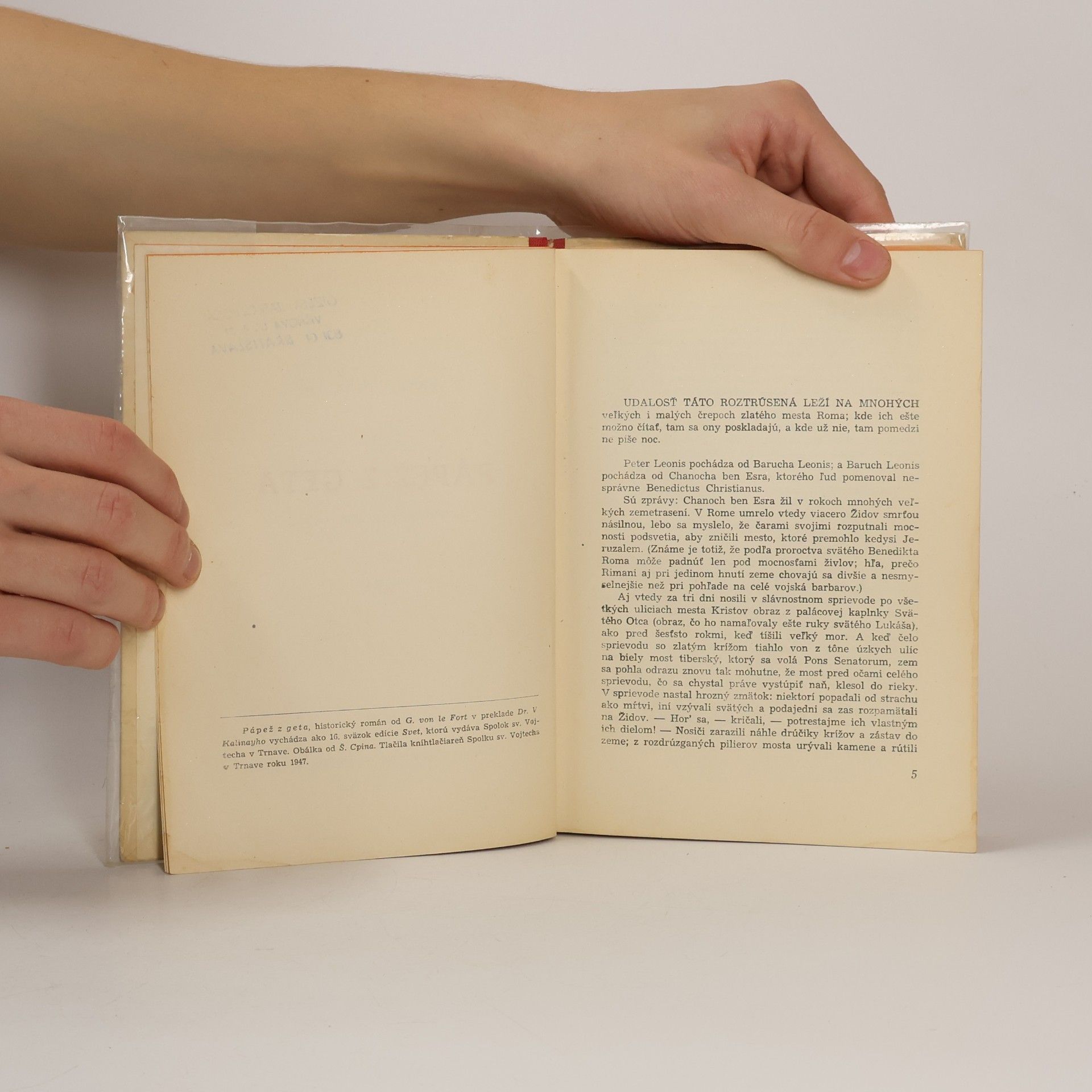 Gertruda von le Fort Pápež z geta