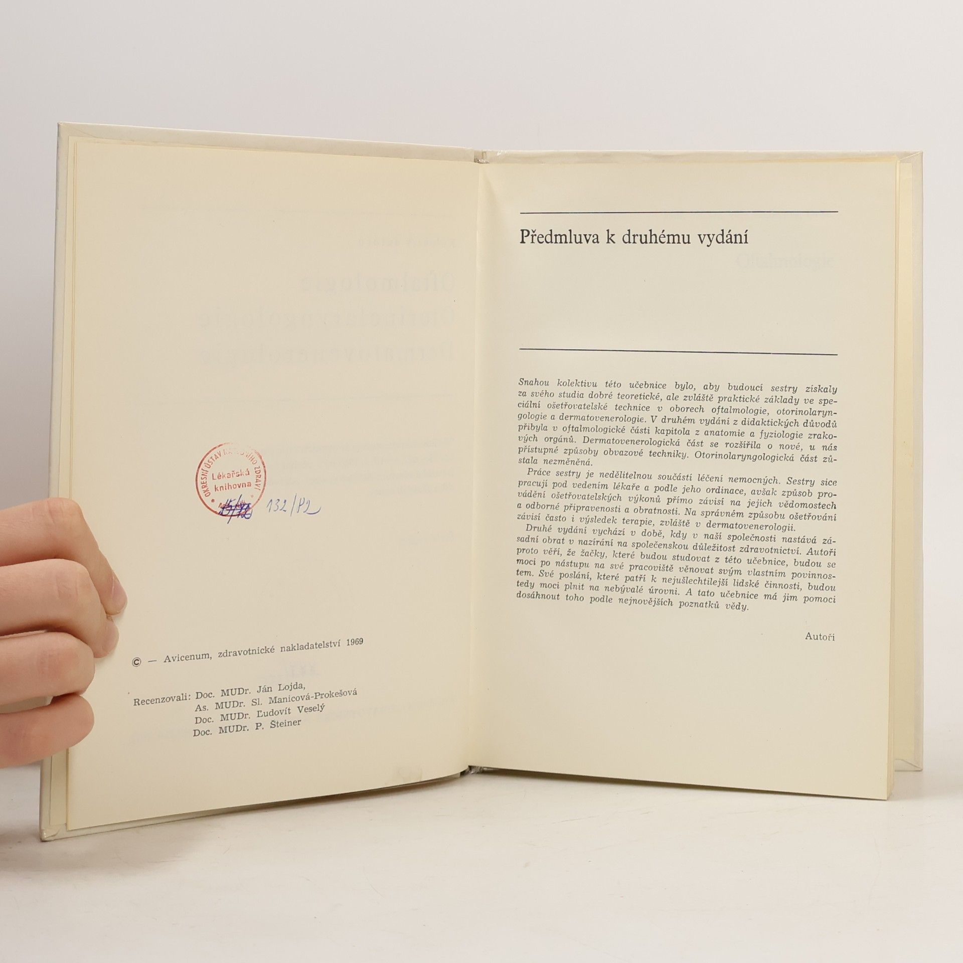 kolektiv autorů Oftalmologie. Otorinolaryngologie. Dermatovenerologie