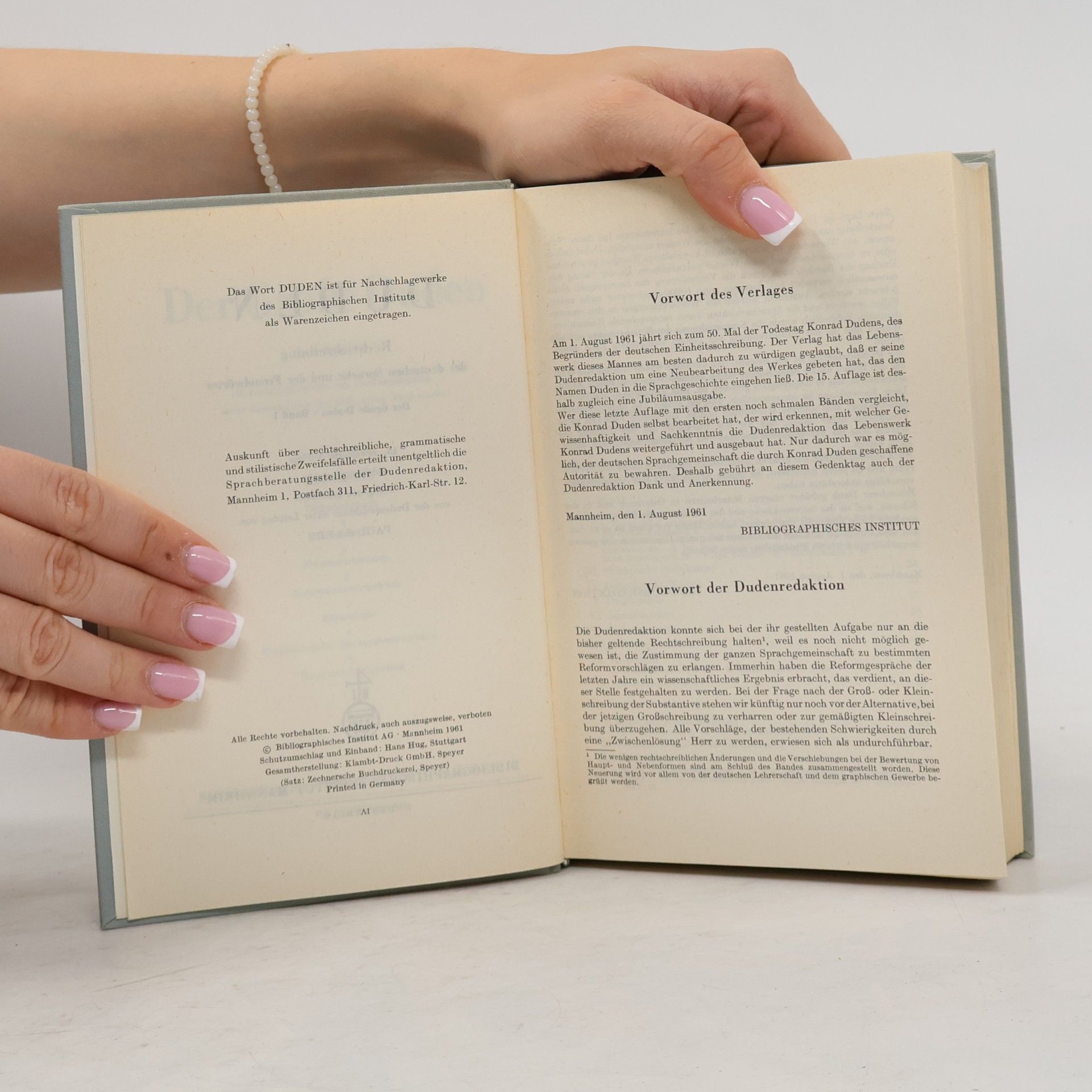 Various authors Der grosse Duden 1. Rechtschreibung