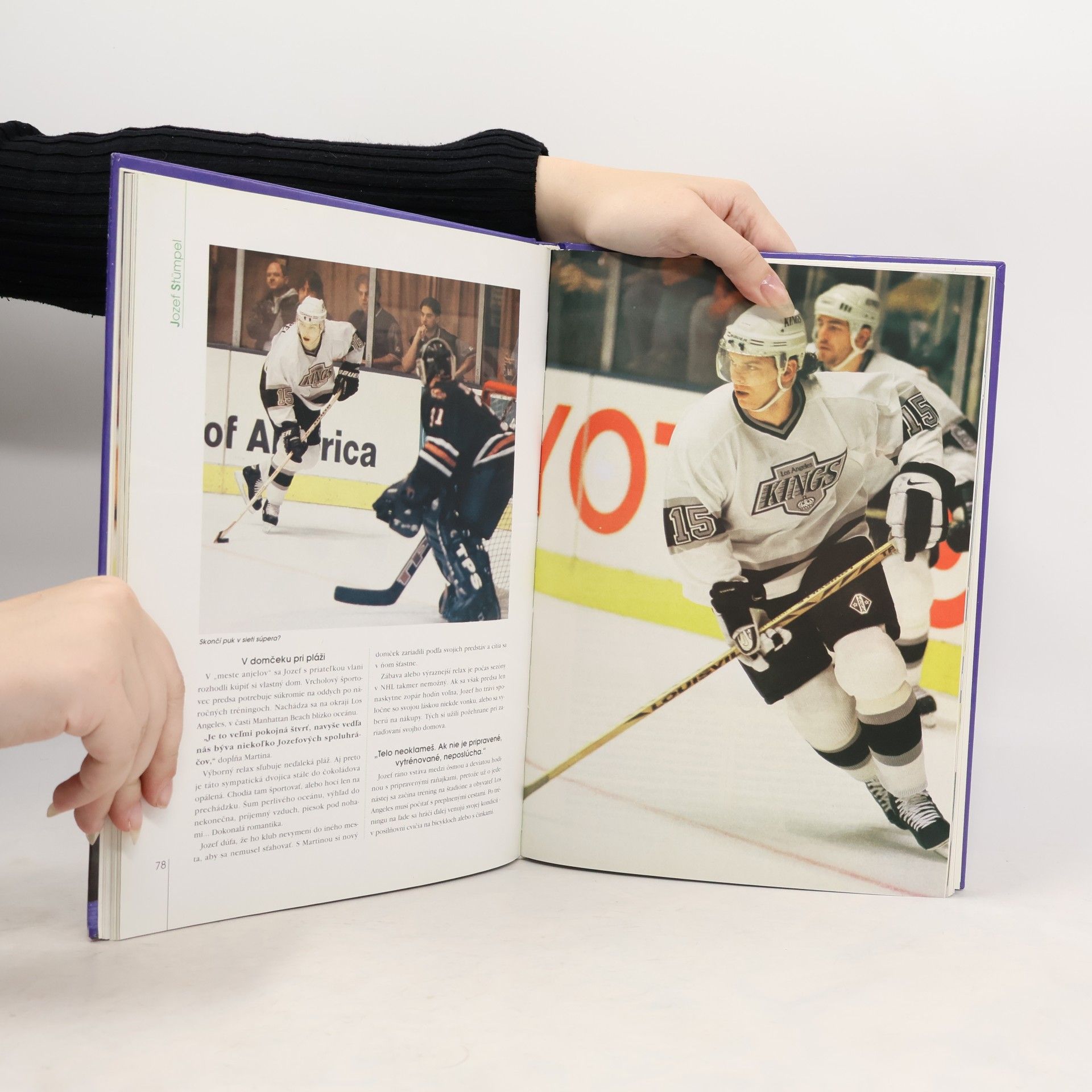 Maroš Náprstek Jana Benková Slovenské hviezdy v NHL