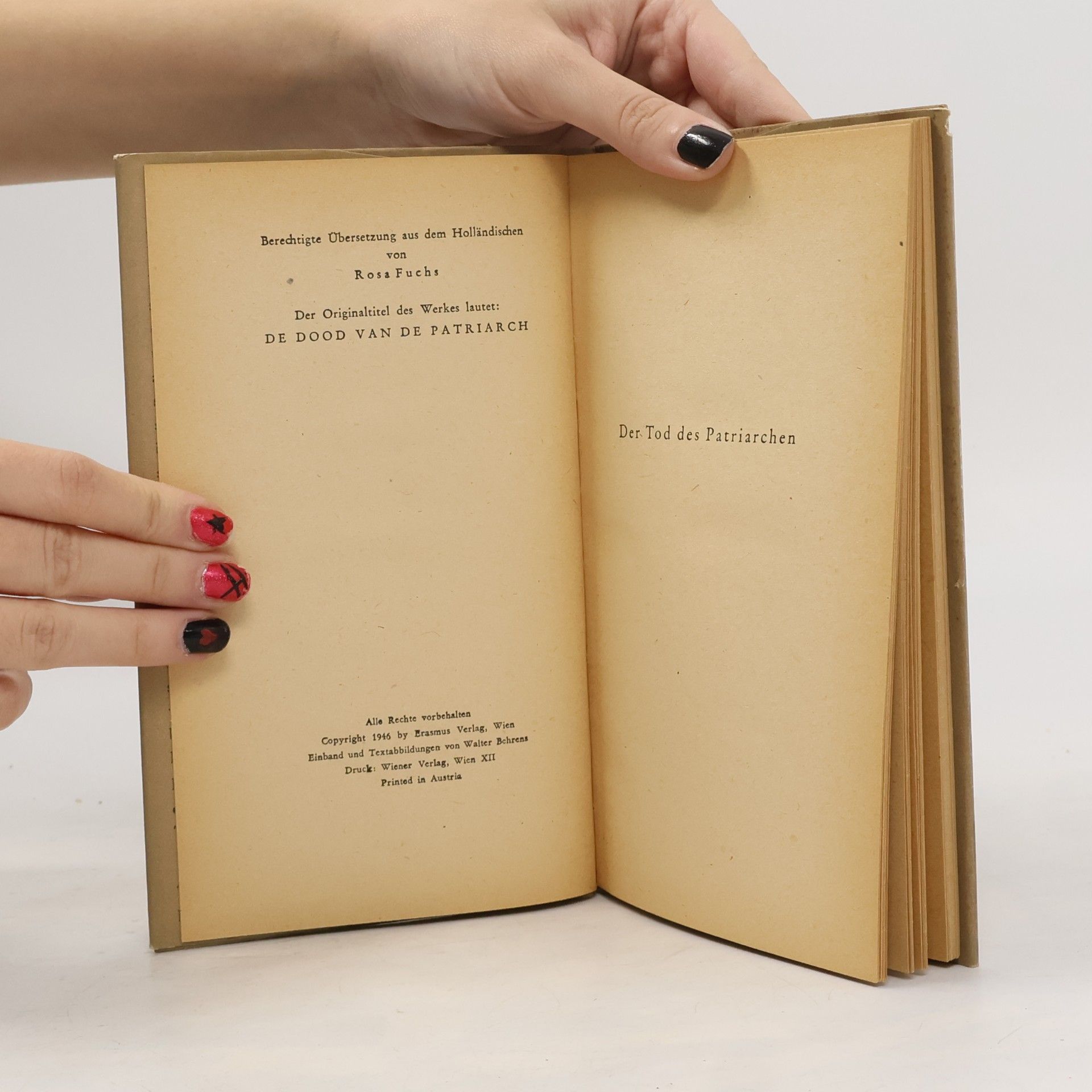 A.M. de Jong Der Tod des Patriarchen