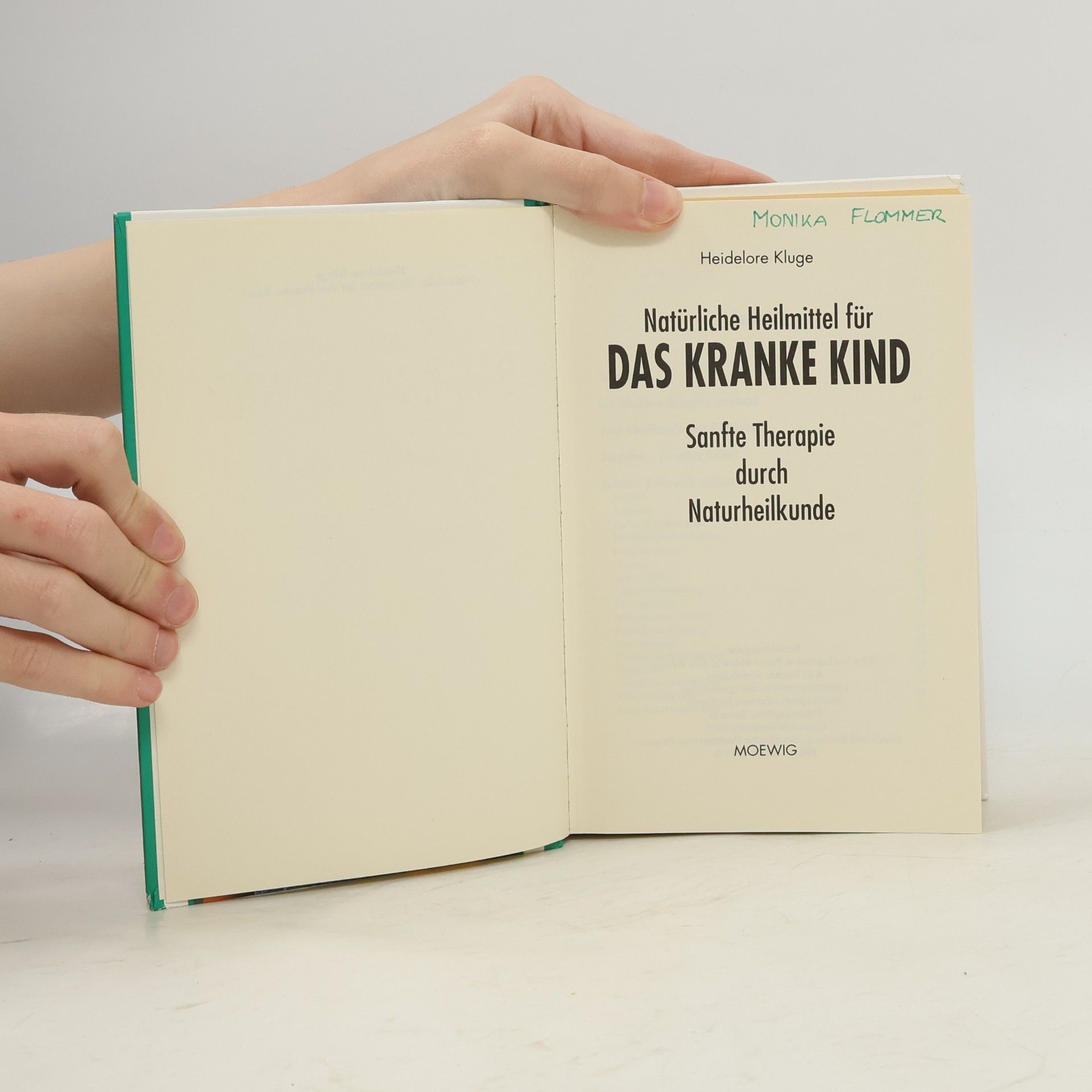 Heidelore Kluge Natürliche Heilmittel für das kranke Kind