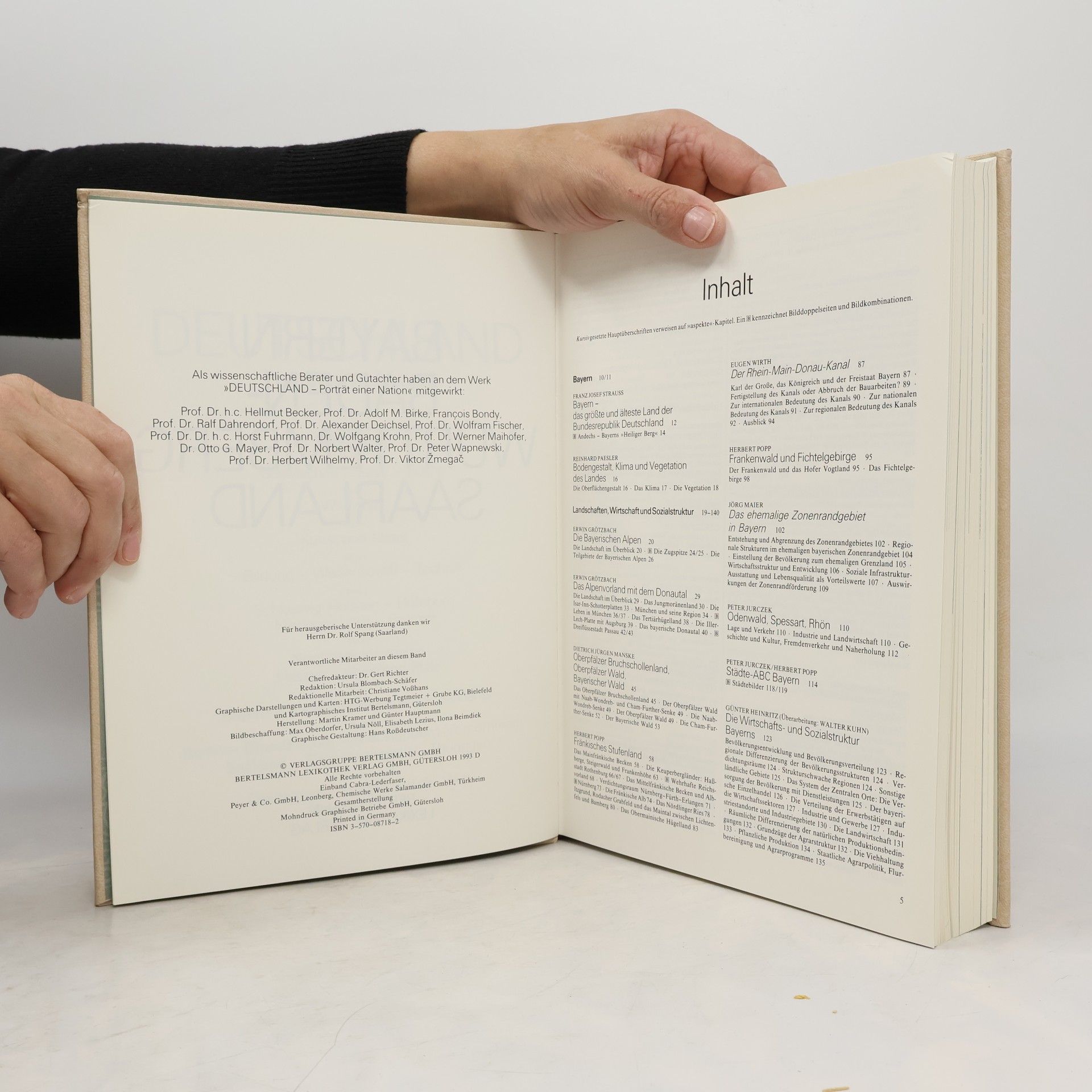 Autorenkollektiv Deutschland. Porträt einer Nation 8. Bayern Baden-Württemberg Saarland.