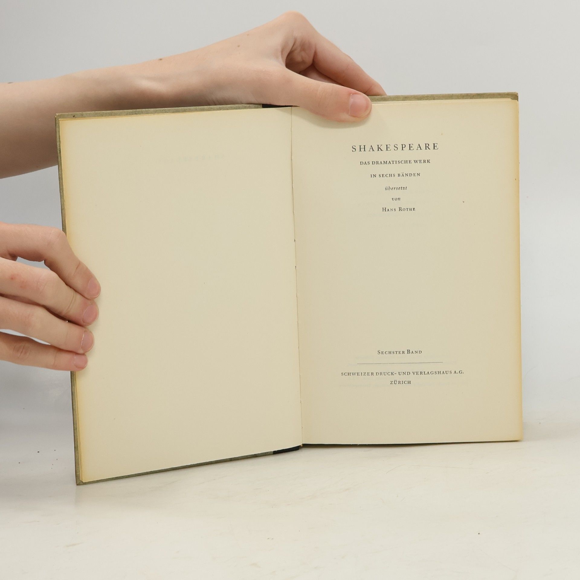 William Shakespeare Das Dramatische werk in sechs Bänden 6