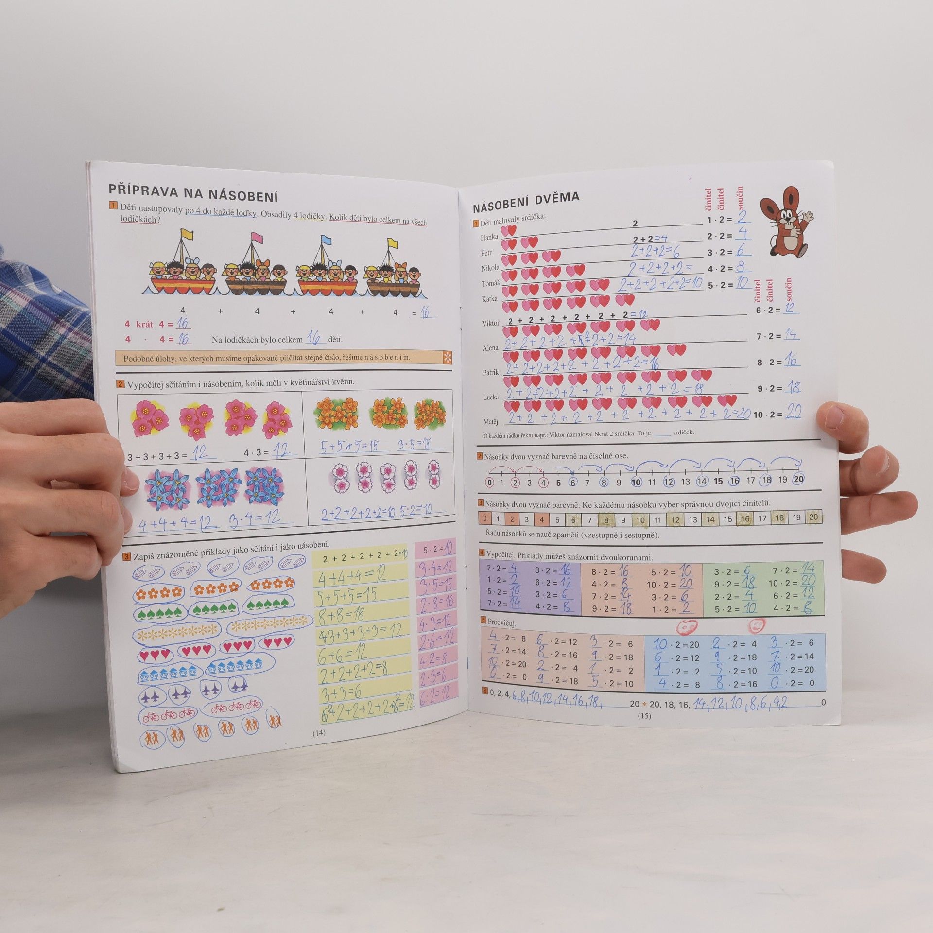 Zdeněk Miler Matematika 6. Sčítání a odčítání s přechodem desítky do 100, násobení a dělení 2, 3, 4