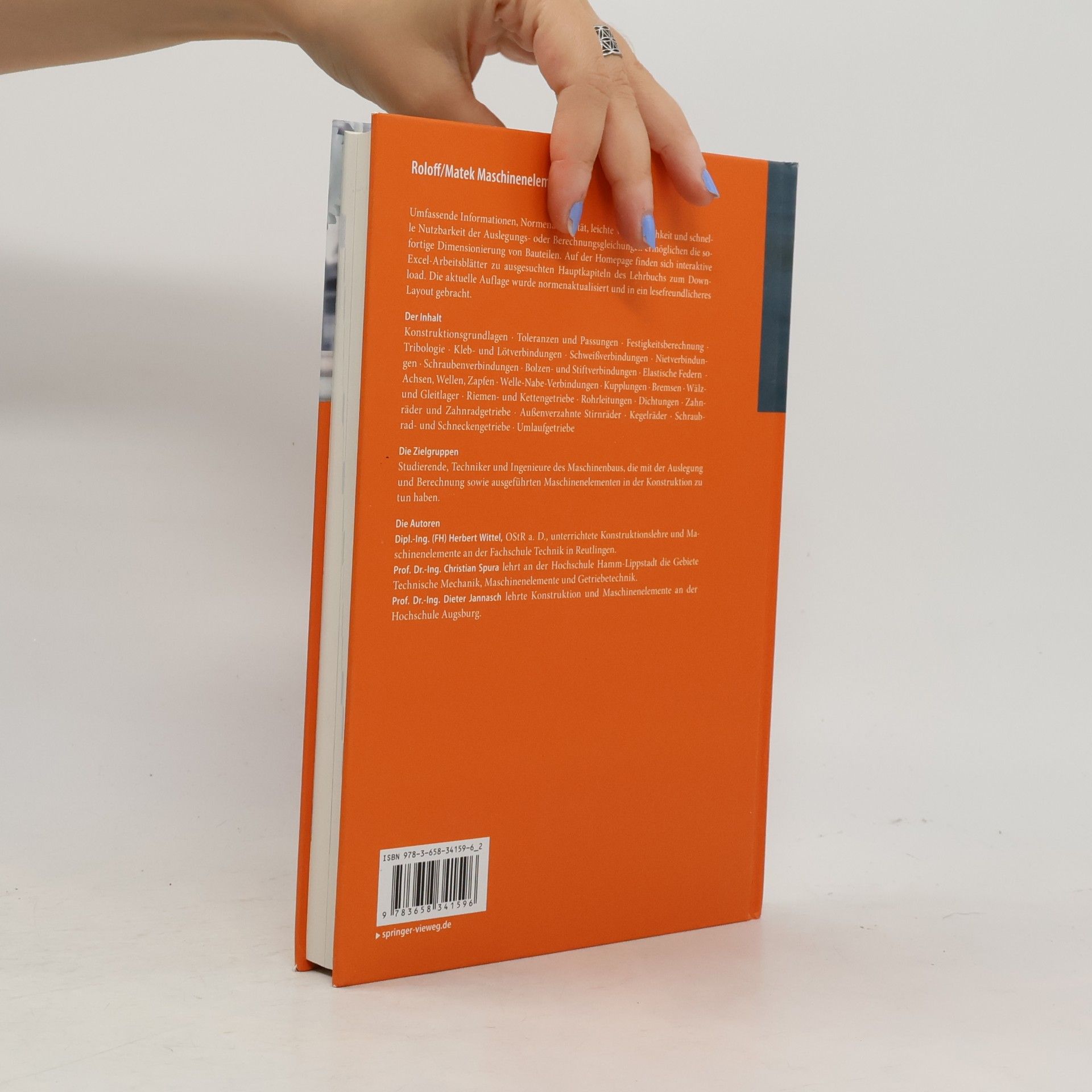 Herbert Wittel Roloff/Matek Maschinenelemente