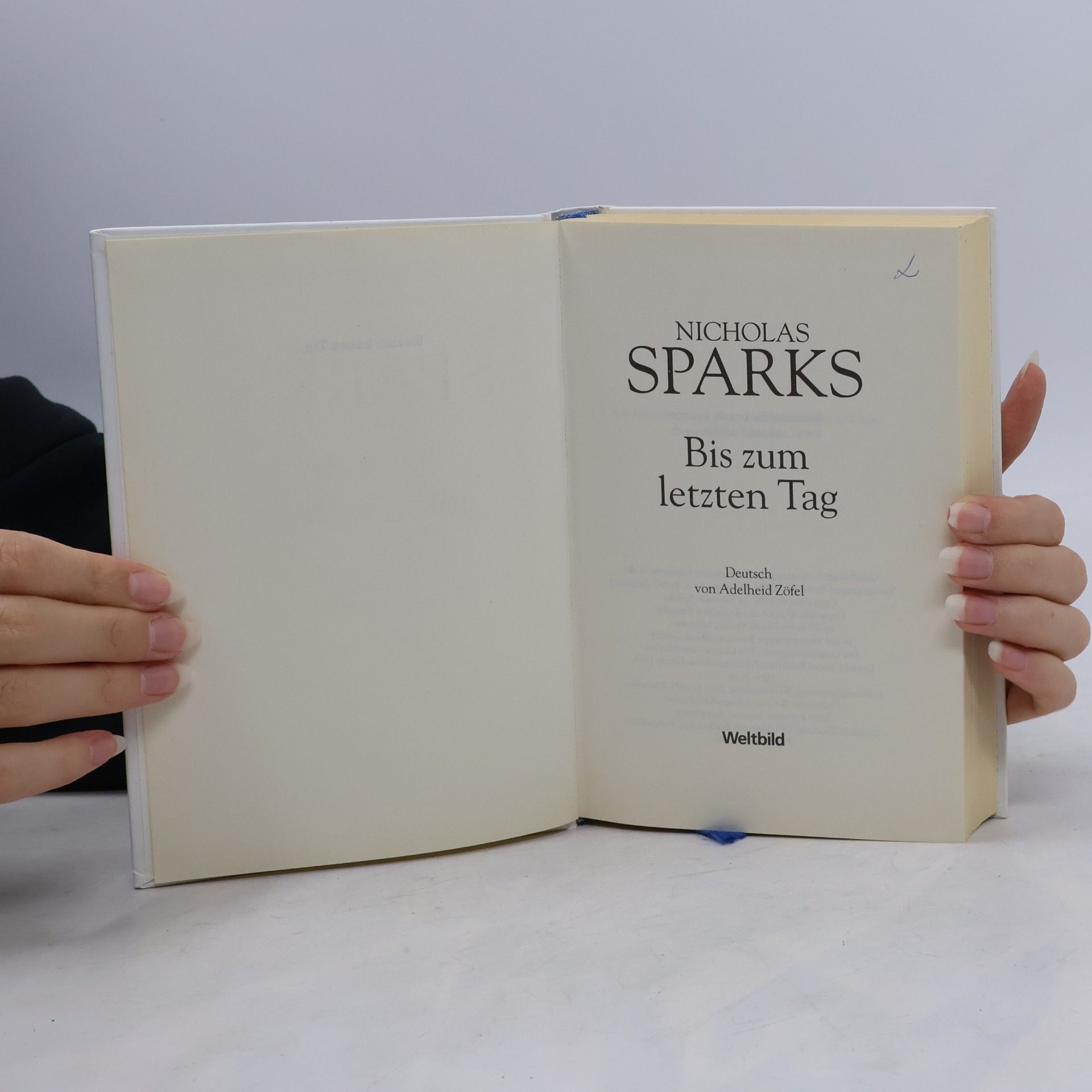 Nicholas Sparks Bis zum letzten Tag