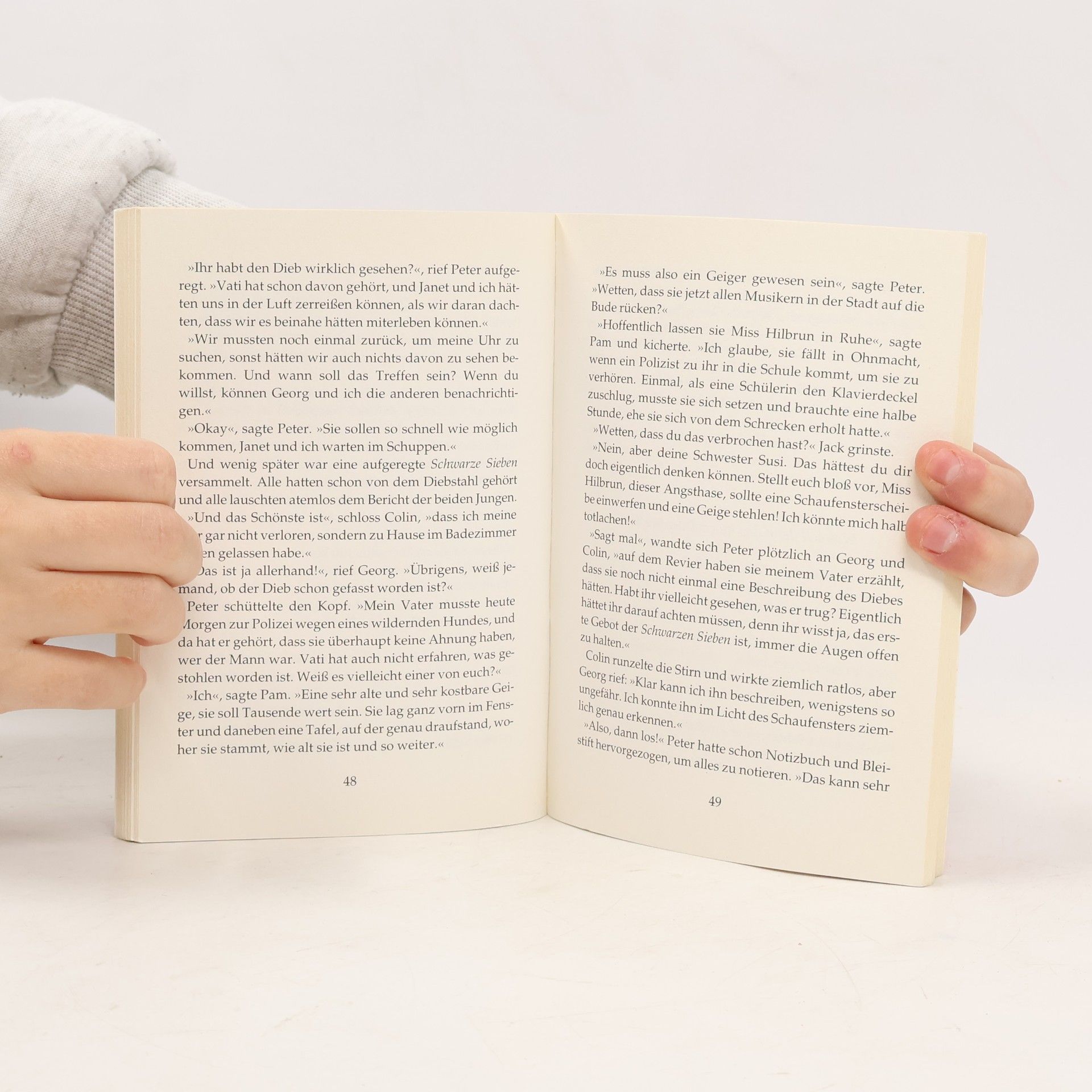 Enid Blyton Augen auf, Schwarze Sieben. Die Schwarze Sieben - Band 10