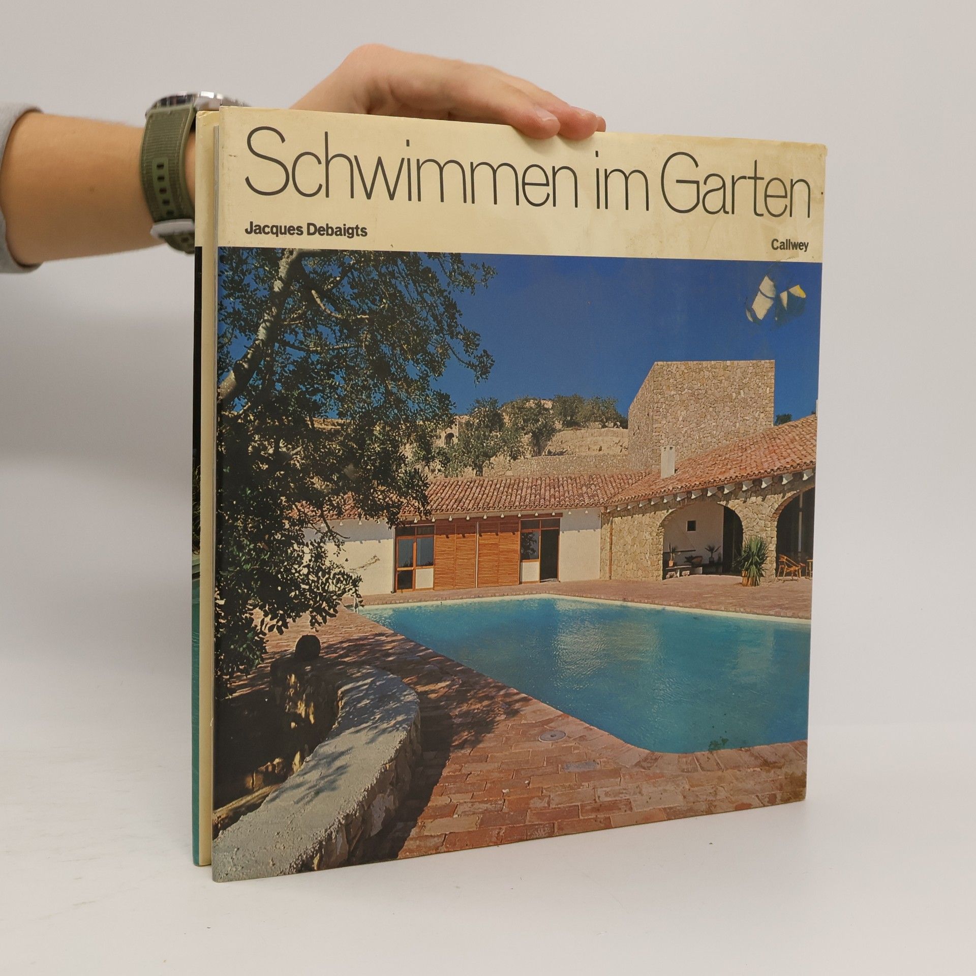 Jacques Debaigts Schwimmen im Garten