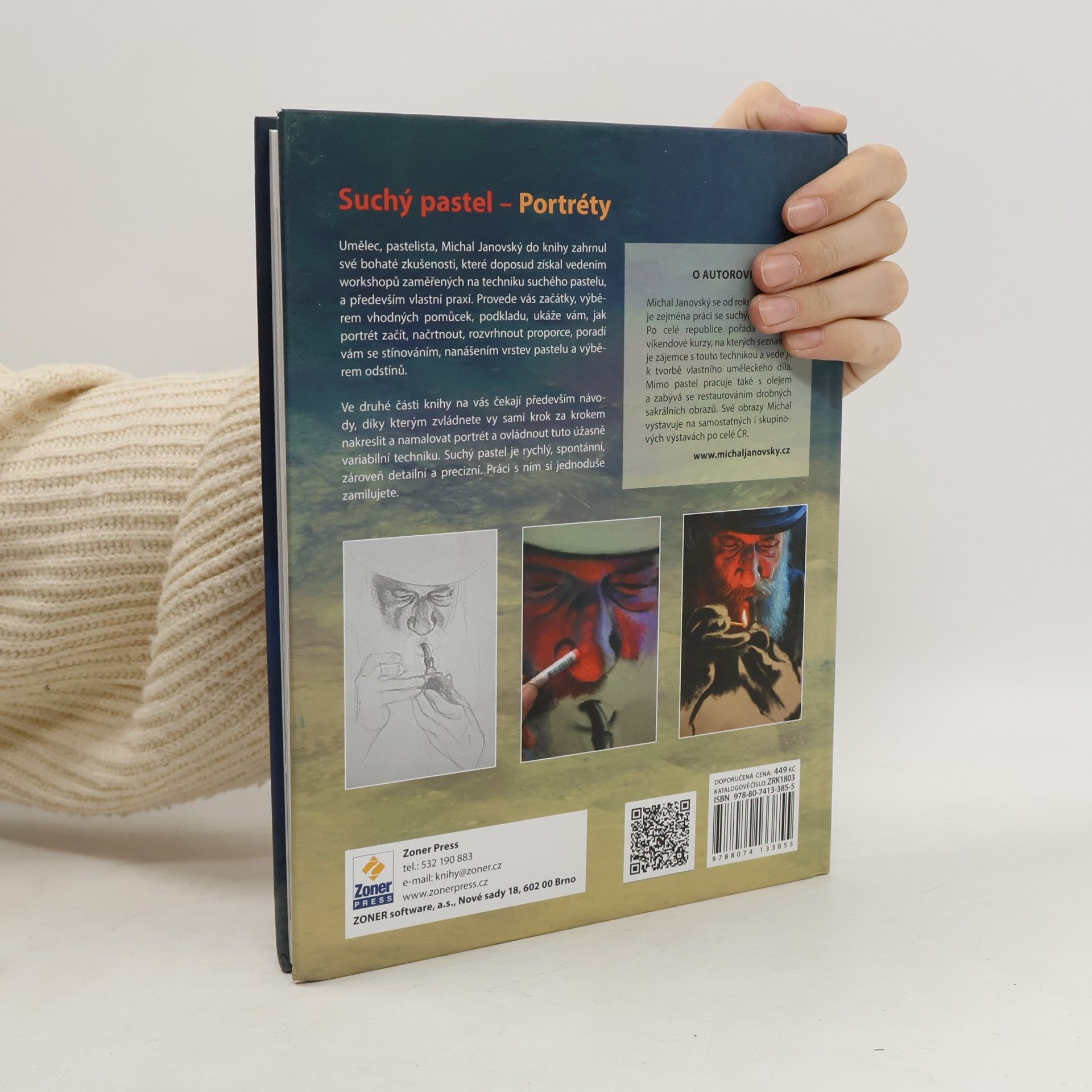 Michal Janovský Suchý pastel – Portréty