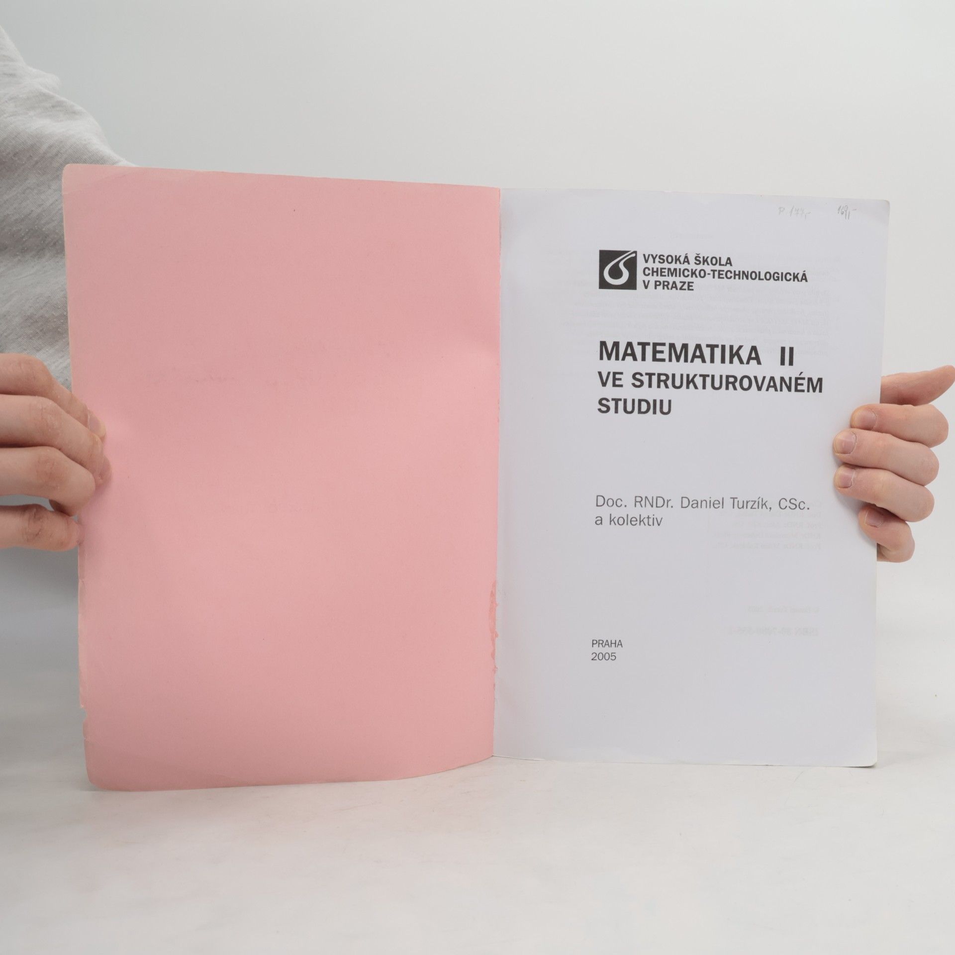 Daniel Turzík Matematika II ve strukturovaném studiu