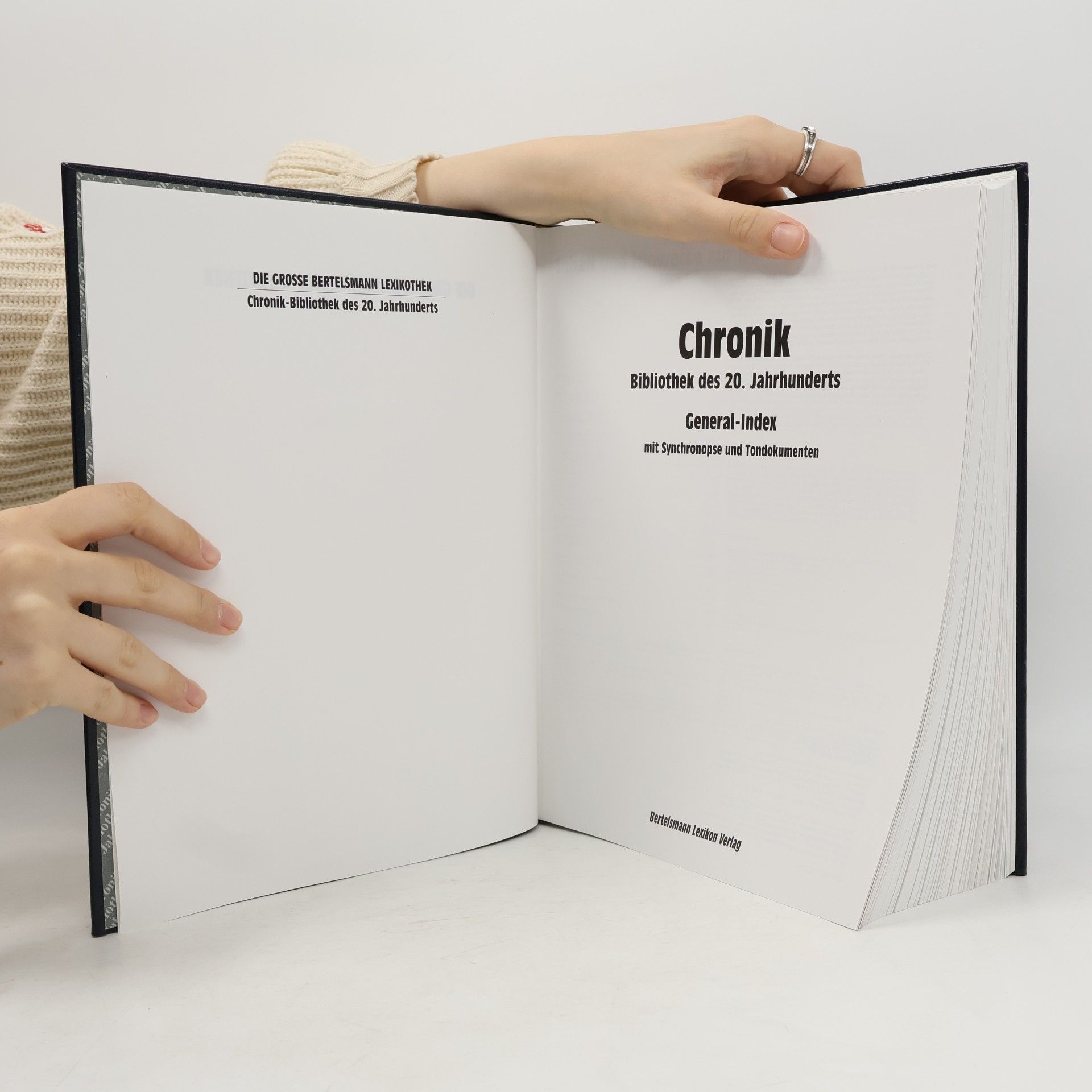 Autorenkollektiv Chronik Bibliothek des 20. Jahrhunderts General - Index mit Synchronopse und Tondokumenten
