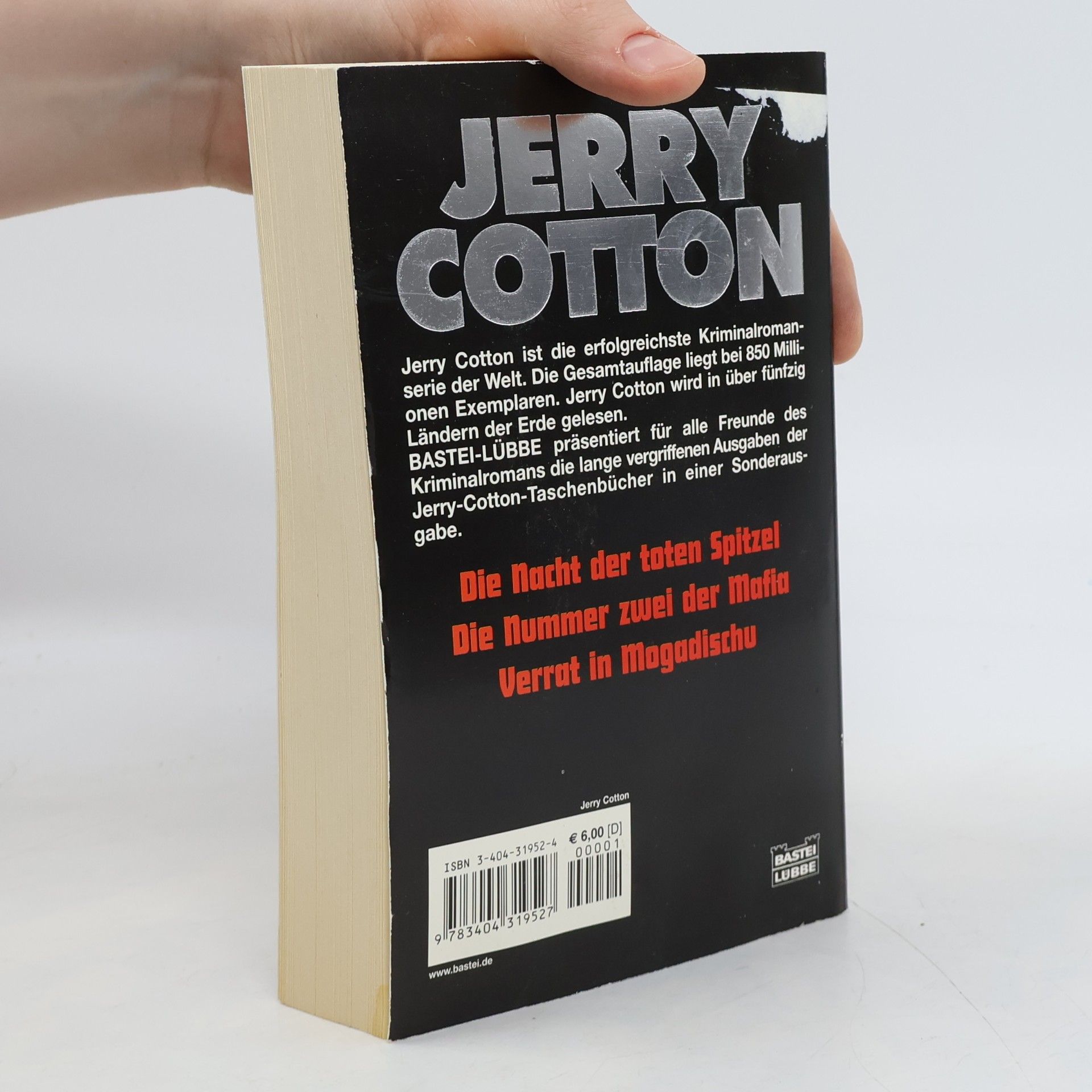 Jerry Cotton Die Nacht der toten Spitzel. Die Nummer zwei der Mafia. Verrat in Mogadischu