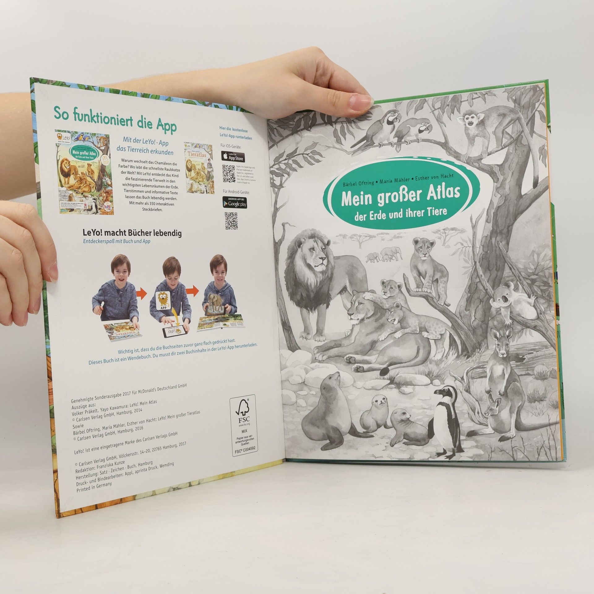 Autorenkollektiv Mein großer Atlas der Erde und ihrer Tiere