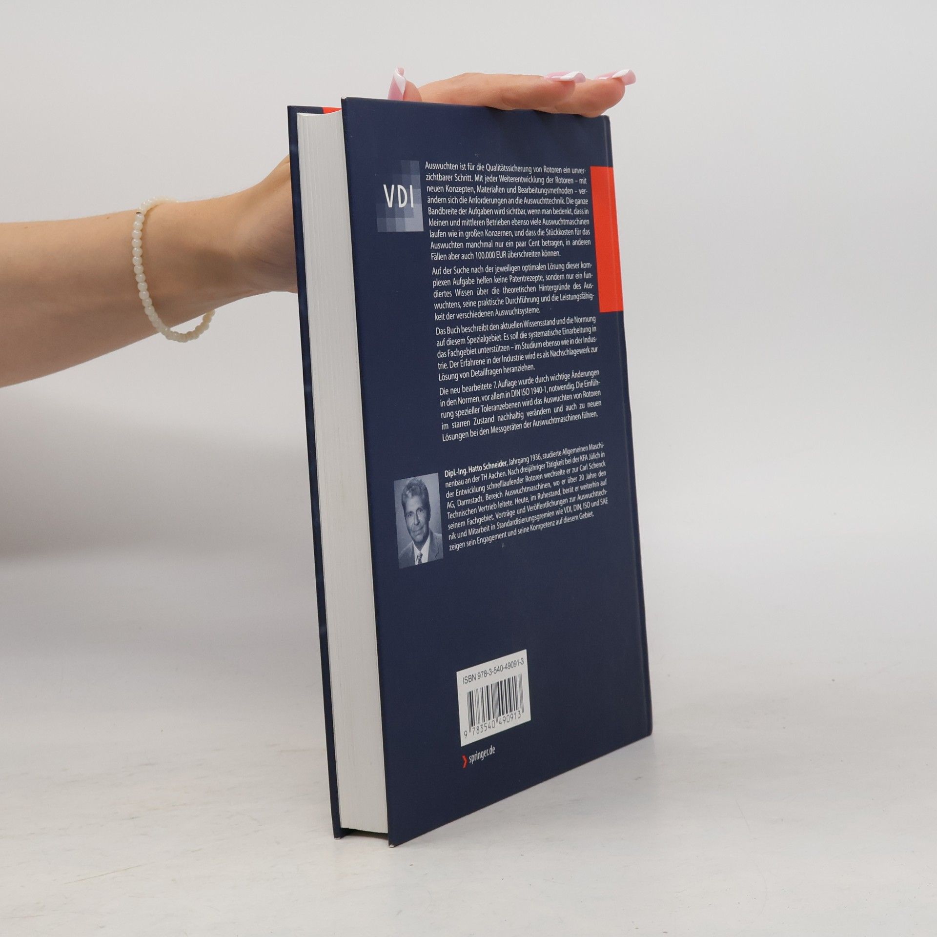 Hatto Schneider VDI-Buch: Auswuchttechnik - 7., neu bearbeitete Auflage