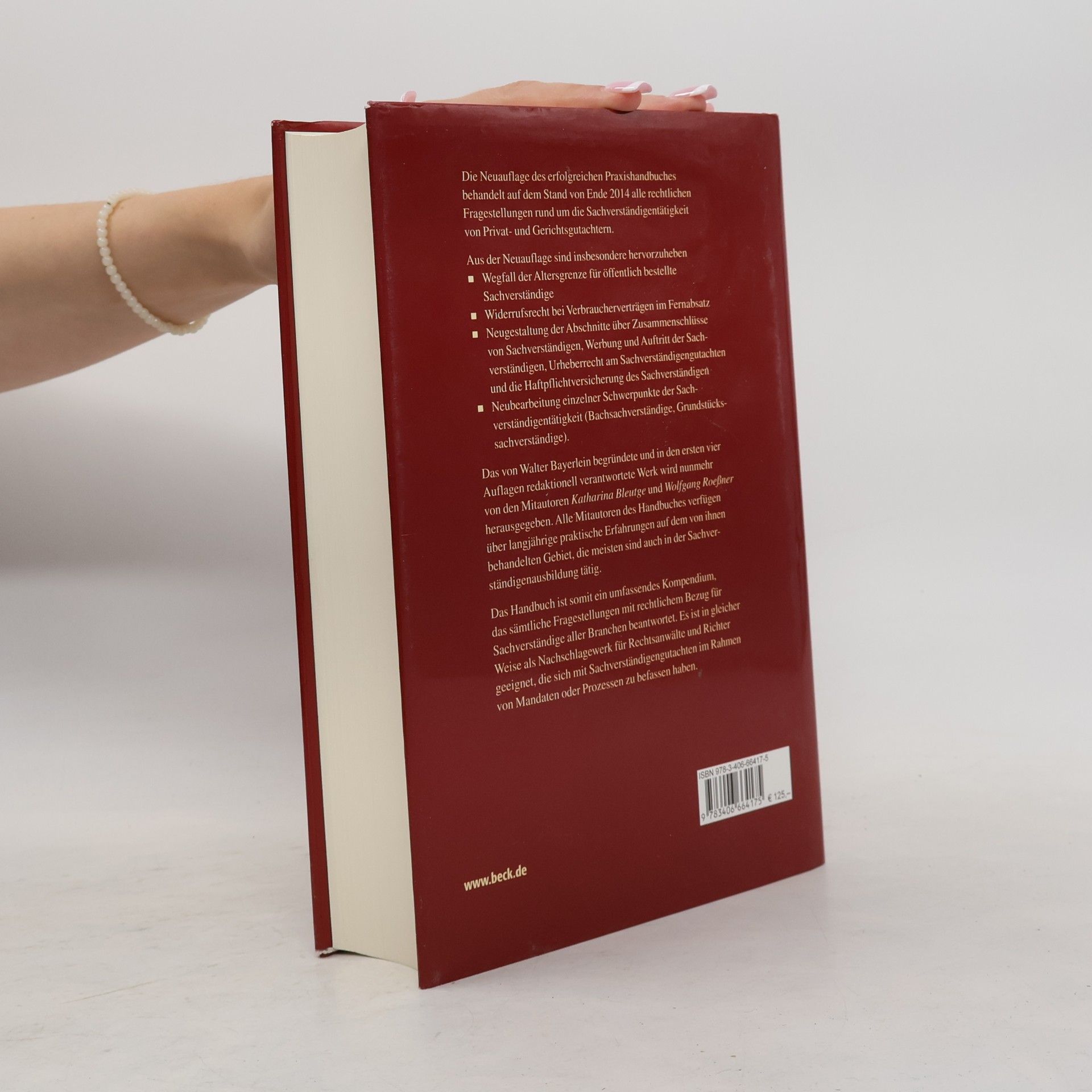 Walter Bayerlein Praxishandbuch Sachverständigenrecht - 5. Auflage
