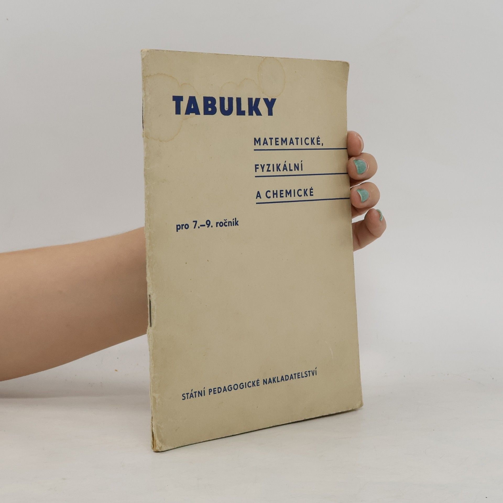 Tabulky matematické, fyzikální a chemické