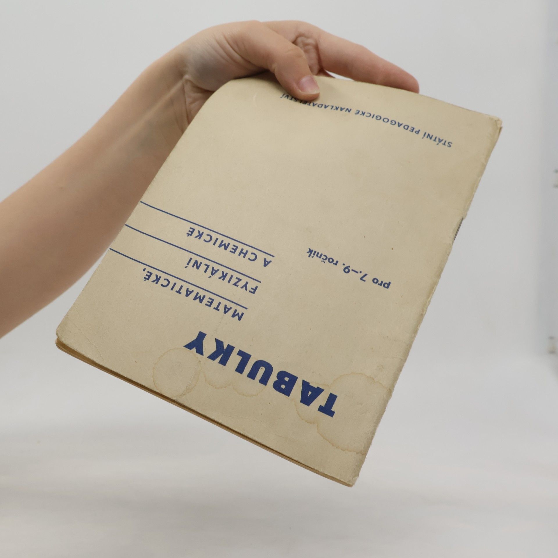 Karel Hruša Tabulky matematické, fyzikální a chemické