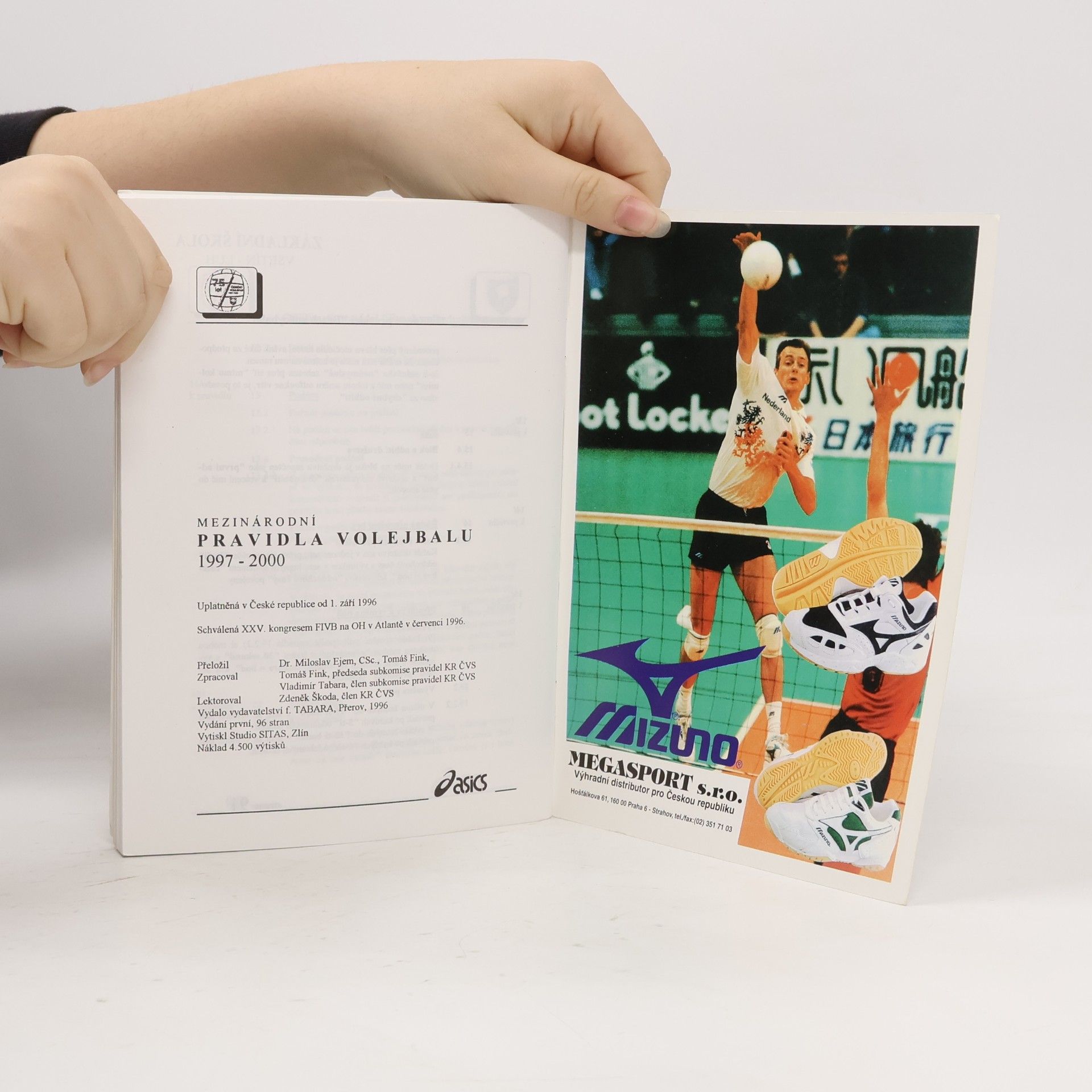 kolektiv Mezinárodní pravidla volejbalu 1997 - 2000