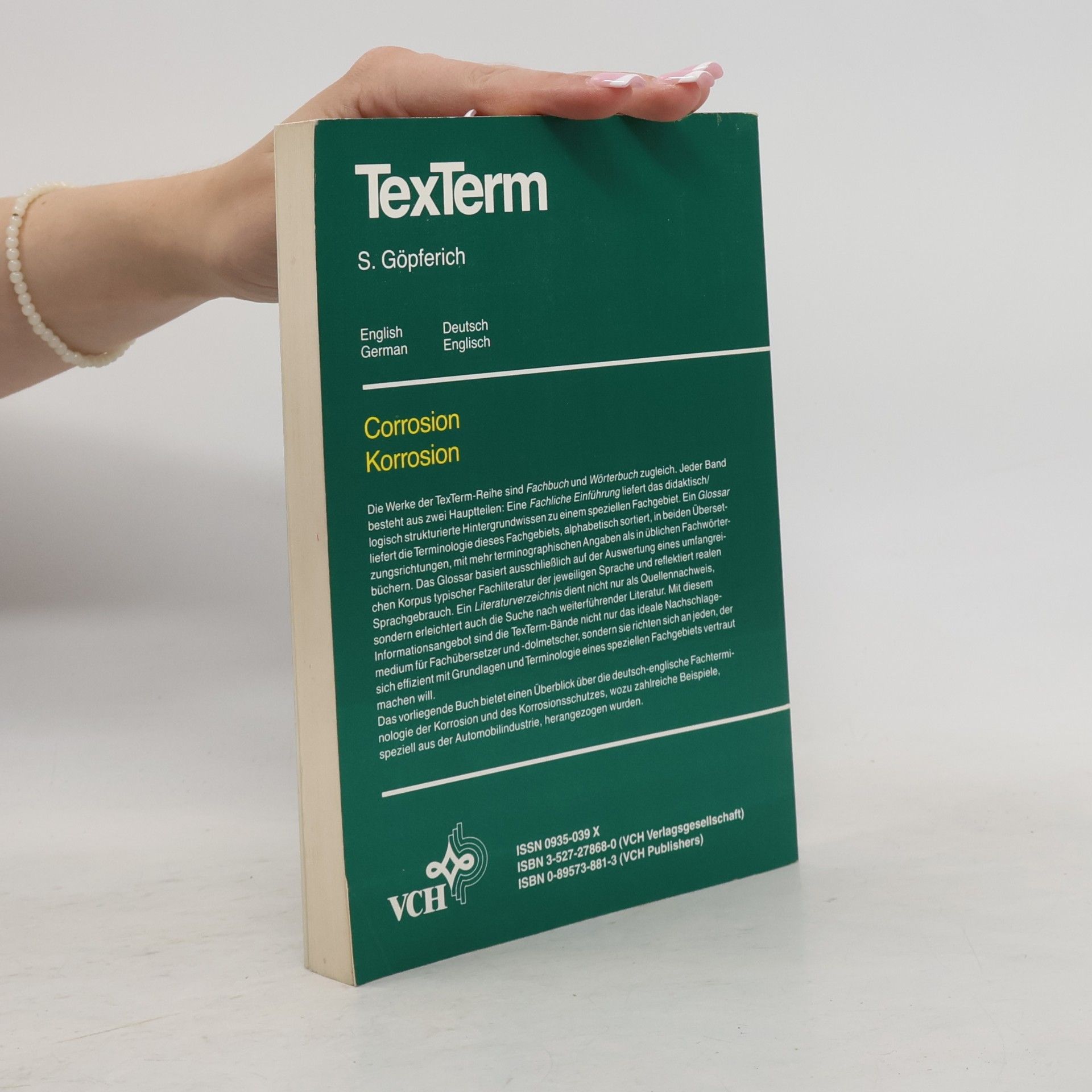 Susanne Göpferich TexTerm: Corrosion